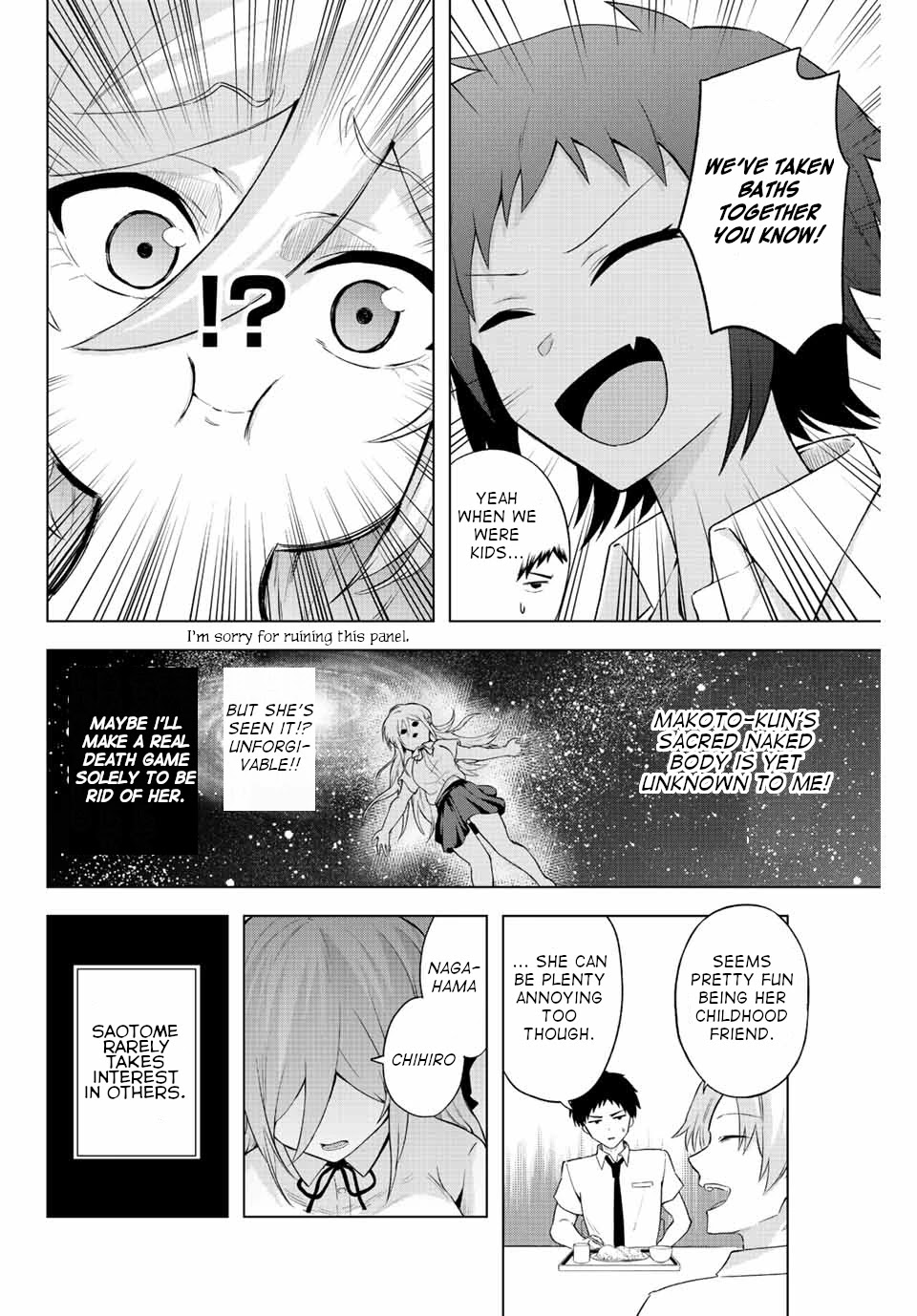 The Death Game Is All That Saotome-san Has Left Chapter 4 page 10 - Chapter 4: Nothing but water torture (1).