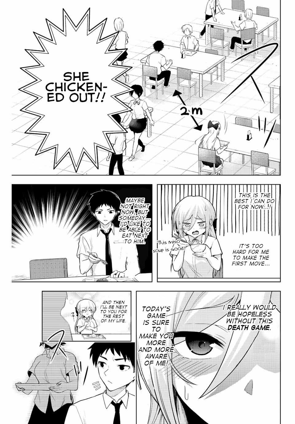 The Death Game Is All That Saotome-san Has Left Chapter 4 page 5 - Chapter 4: Nothing but water torture (1).