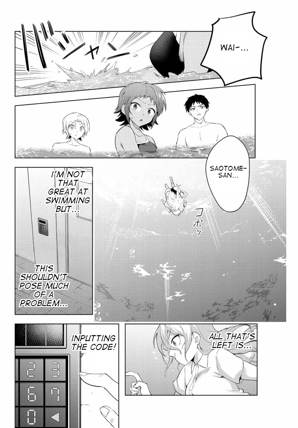 The Death Game Is All That Saotome-san Has Left Chapter 5 page 14 - Chapter 5: Nothing but water torture (2).