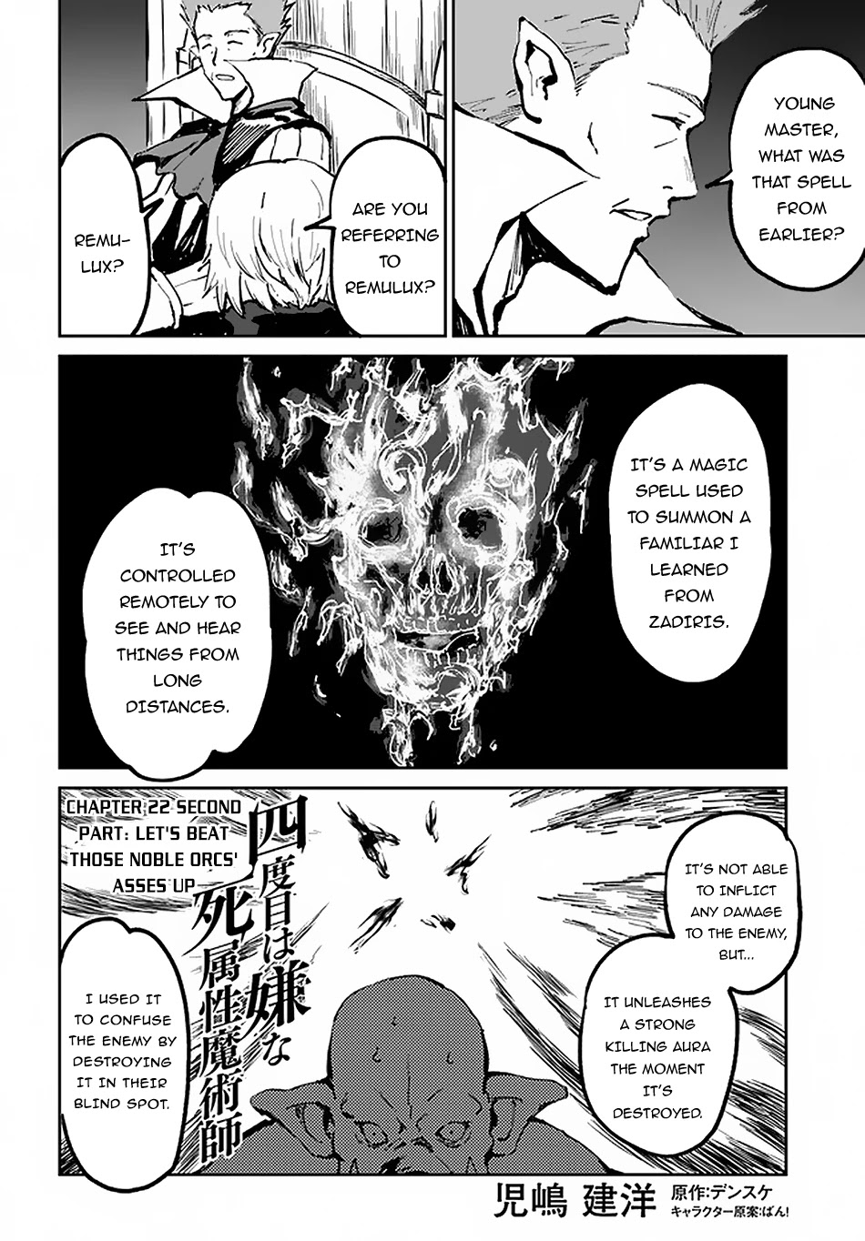 The Death Mage Who Doesn't Want a Fourth Time Chapter 22 page 21 - Chapter 22: First and Second Part: Crushing down the Noble Orcs