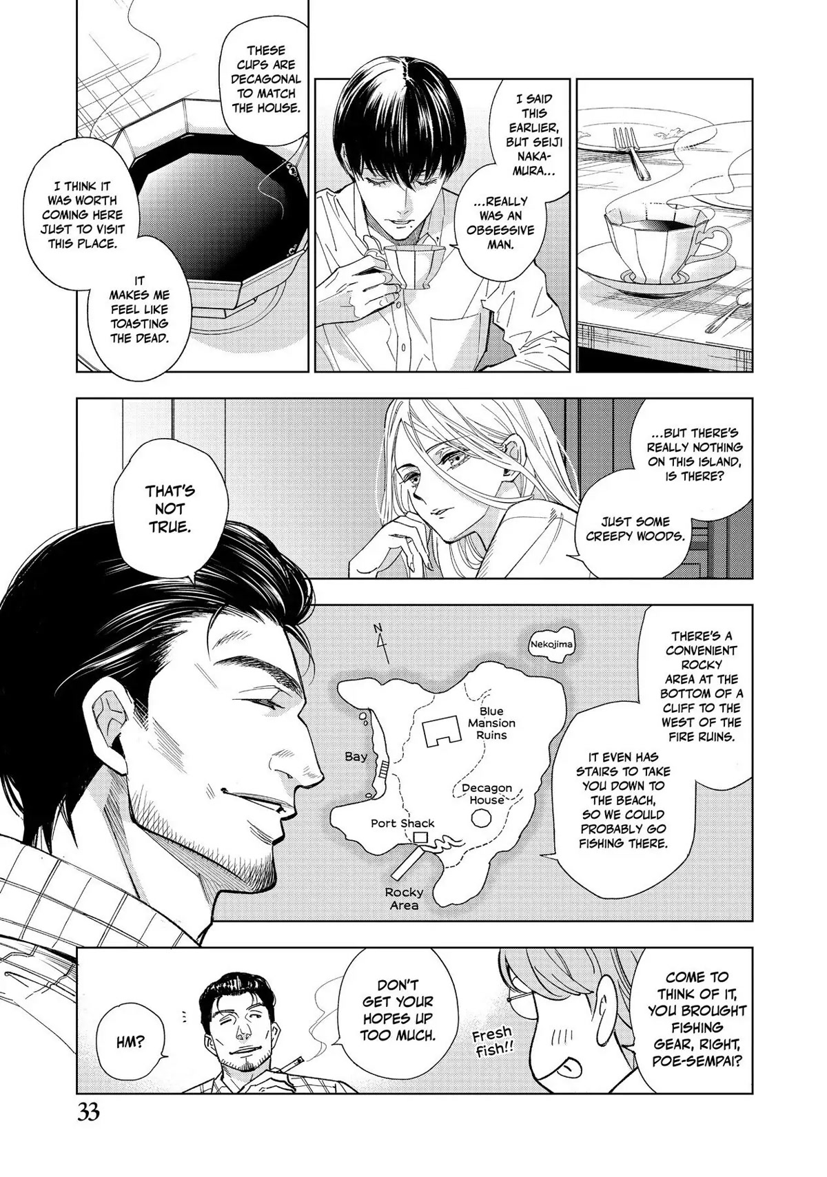 The Decagon House Murders Chapter 1 page 32 - Chapter 1