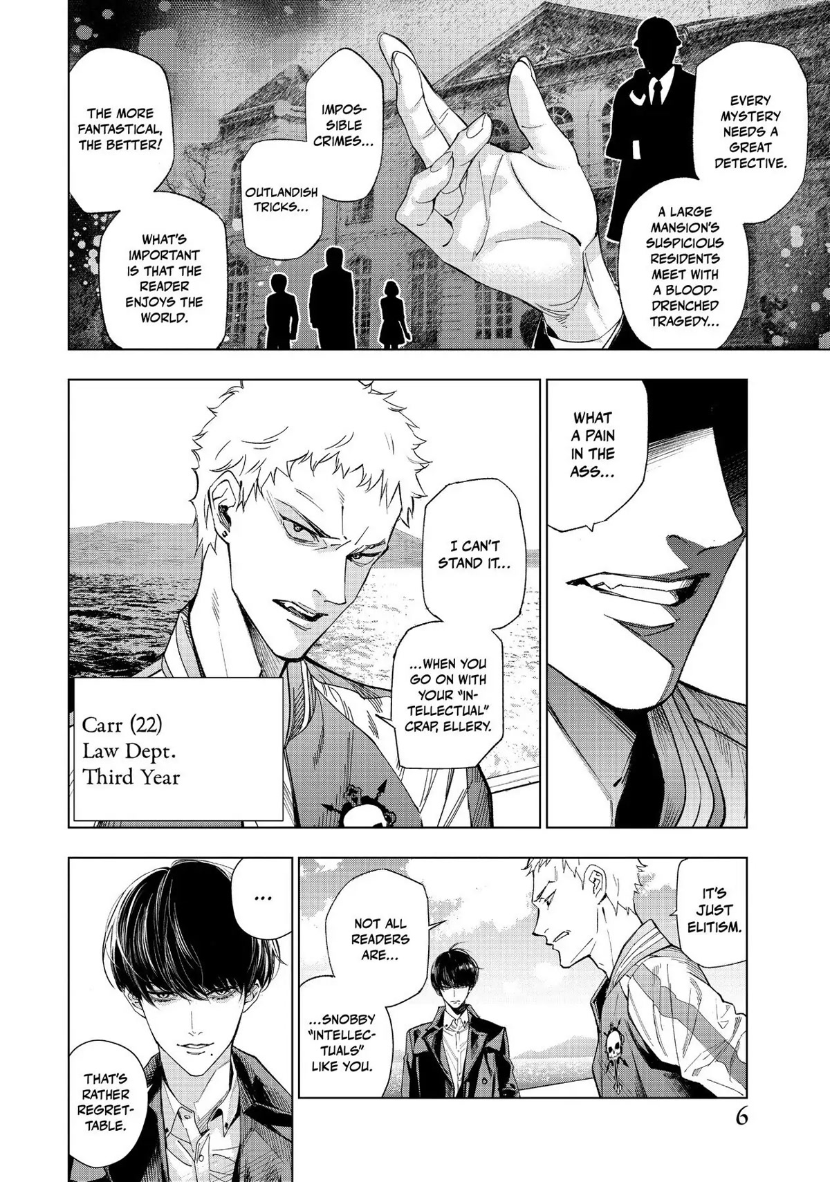 The Decagon House Murders Chapter 1 page 6 - Chapter 1