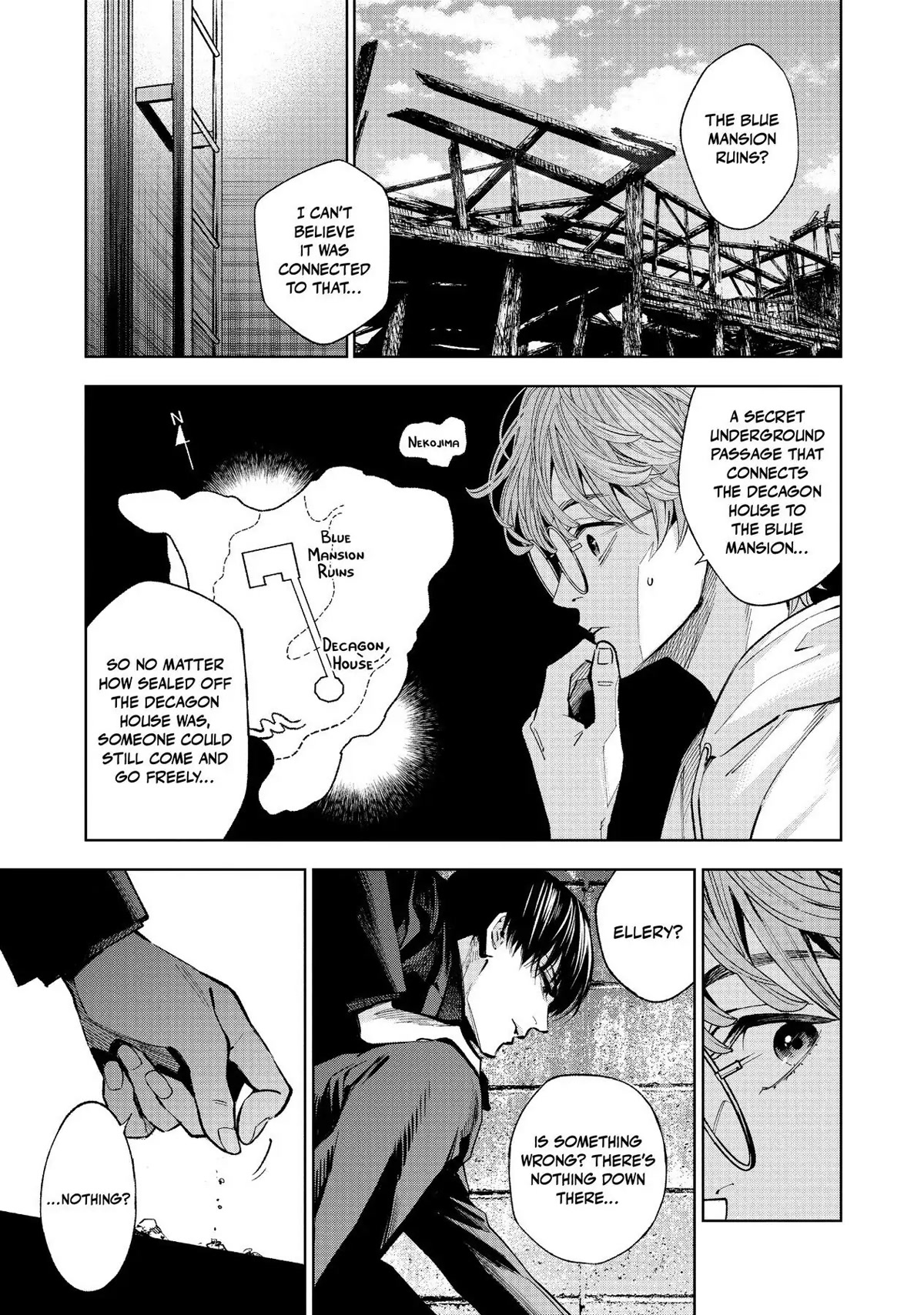 The Decagon House Murders Chapter 13 page 19 - Chapter 13