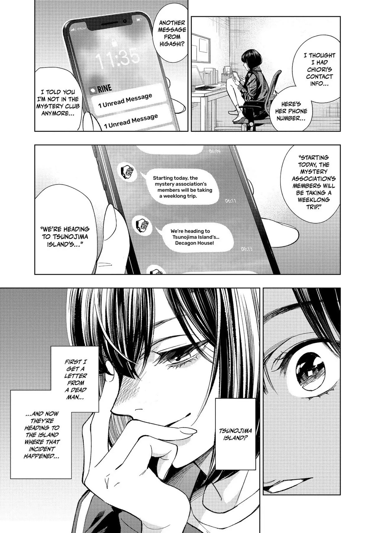 The Decagon House Murders Chapter 2 page 8 - Chapter 2