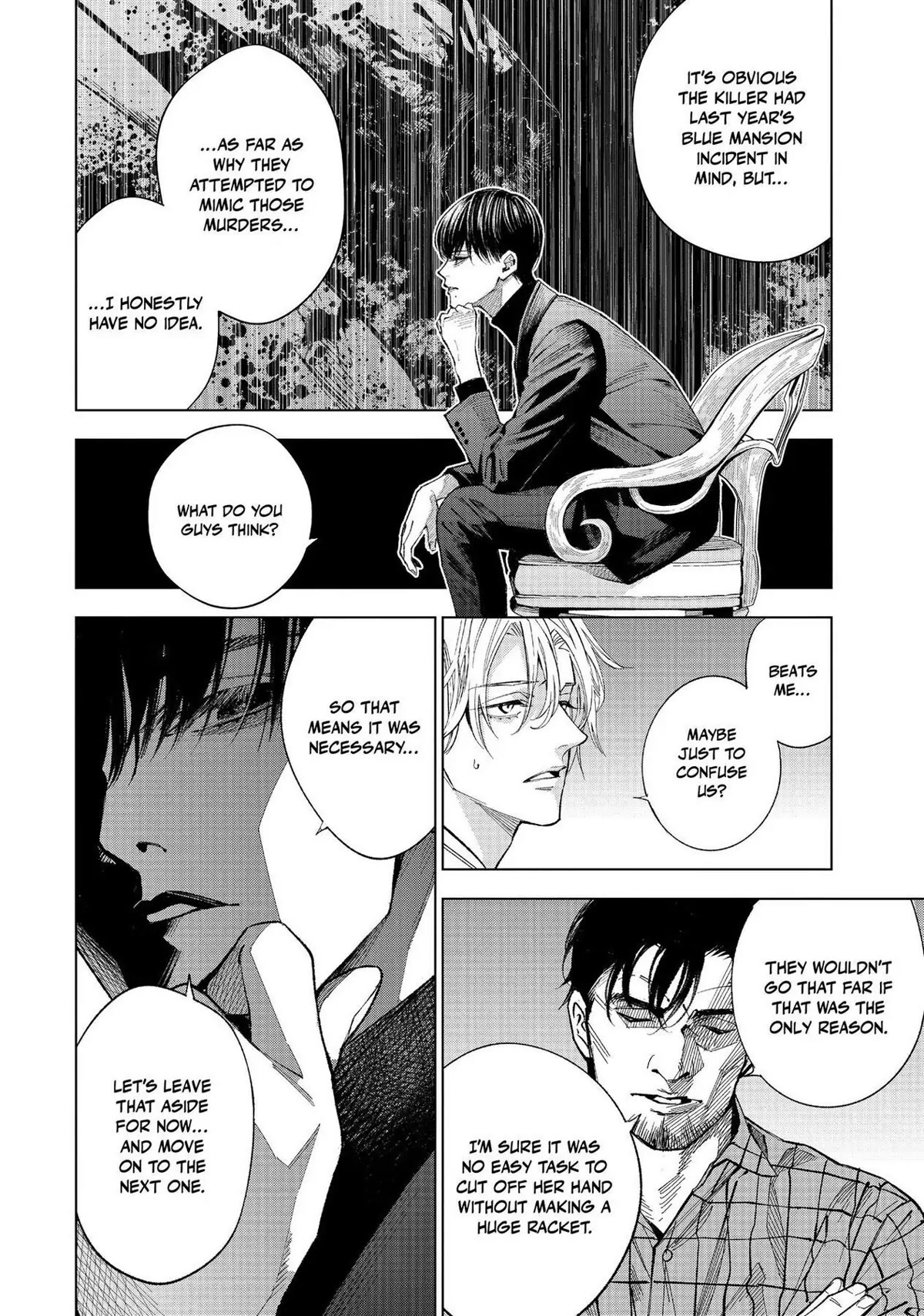 The Decagon House Murders Chapter 22 page 8 - Chapter 22