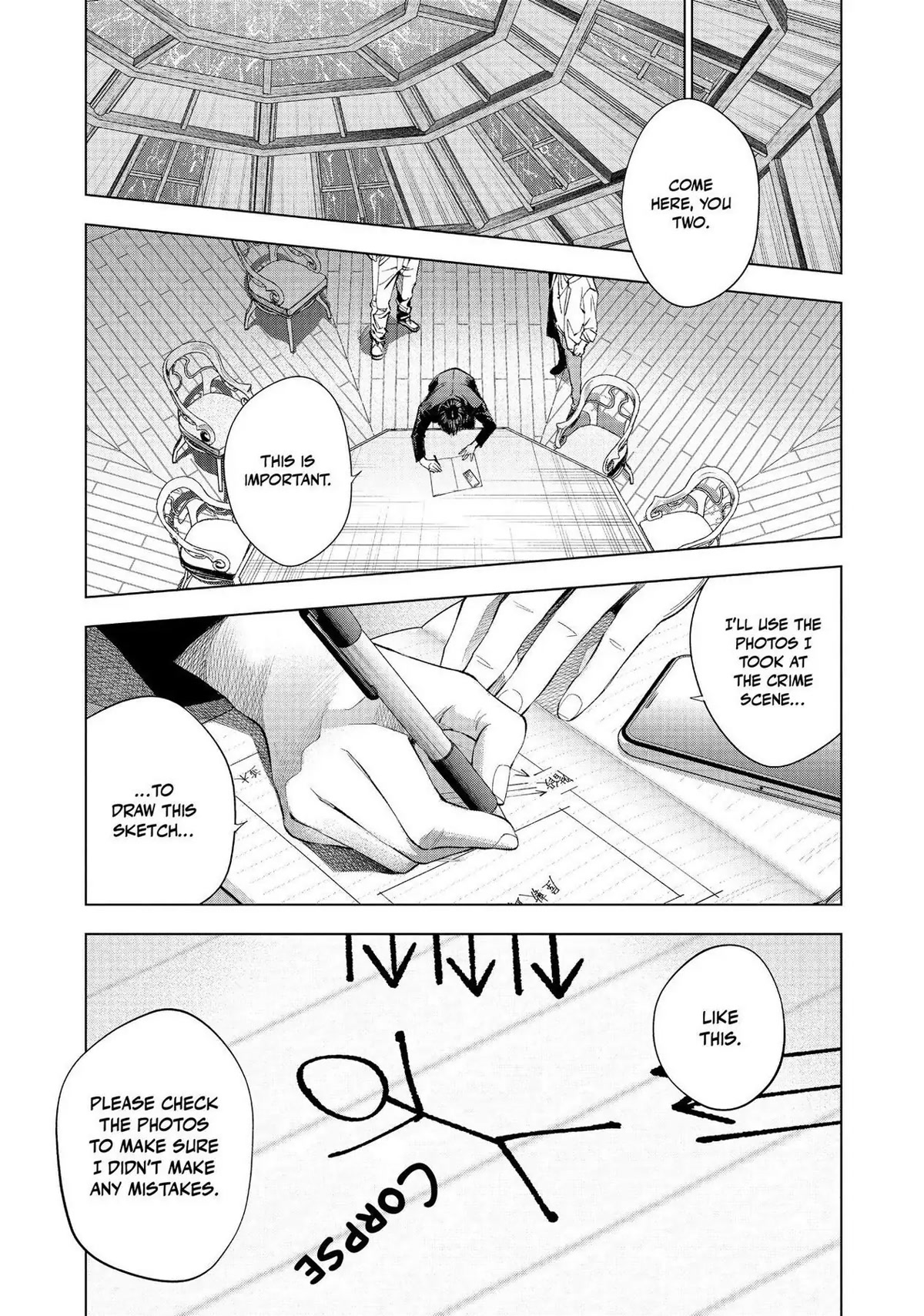 The Decagon House Murders Chapter 23 page 5 - Chapter 23