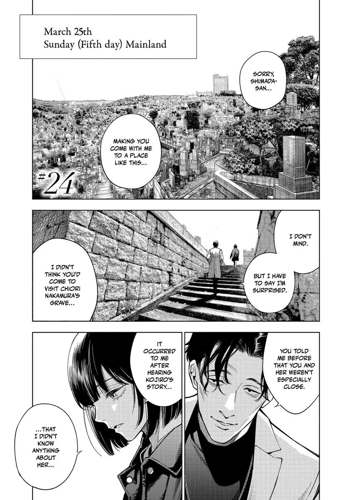 The Decagon House Murders Chapter 24 page 1 - Chapter 24