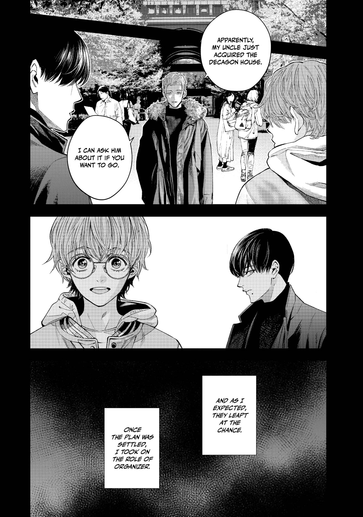 The Decagon House Murders Chapter 28 page 12 - Chapter 28