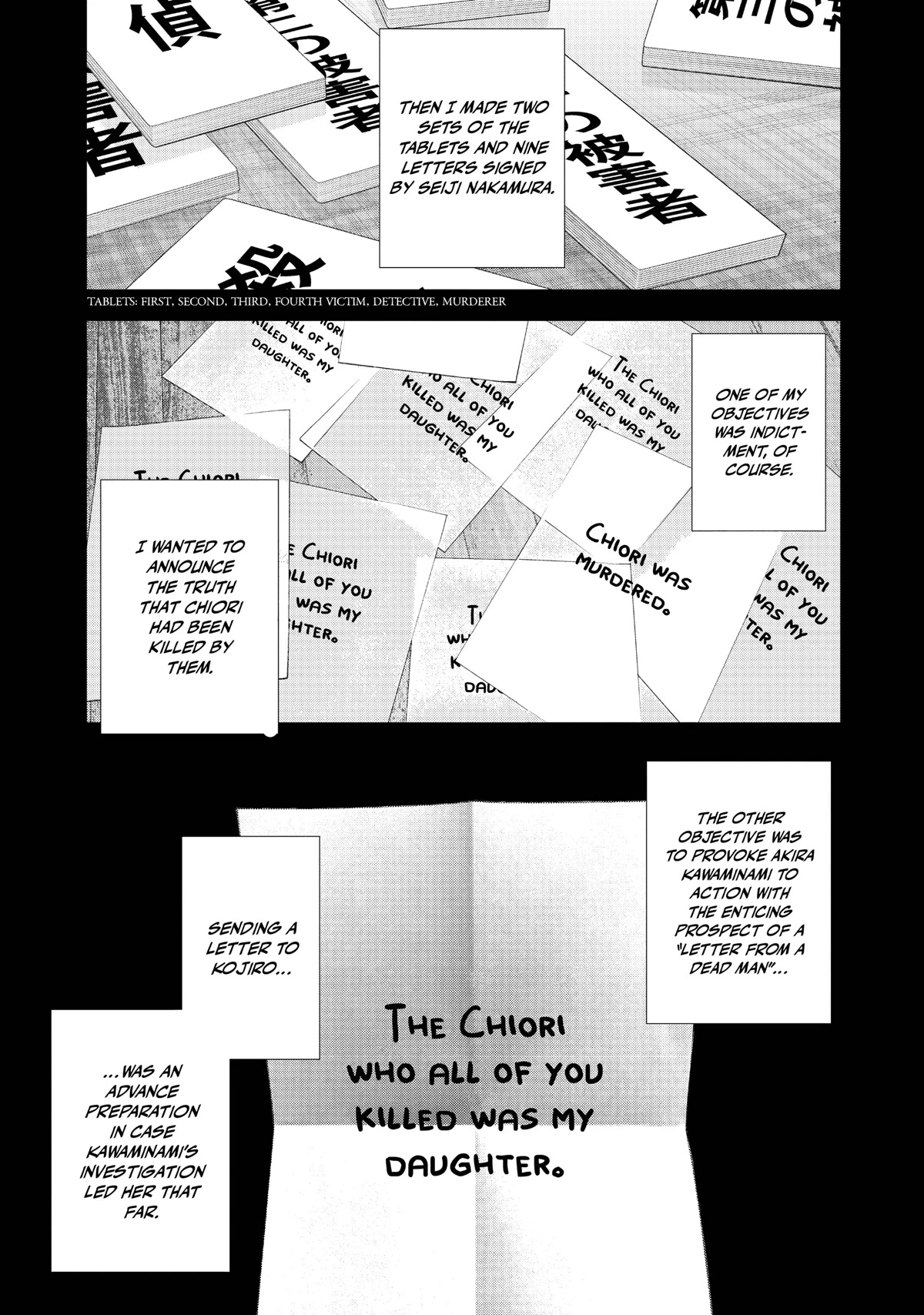 The Decagon House Murders Chapter 28 page 15 - Chapter 28