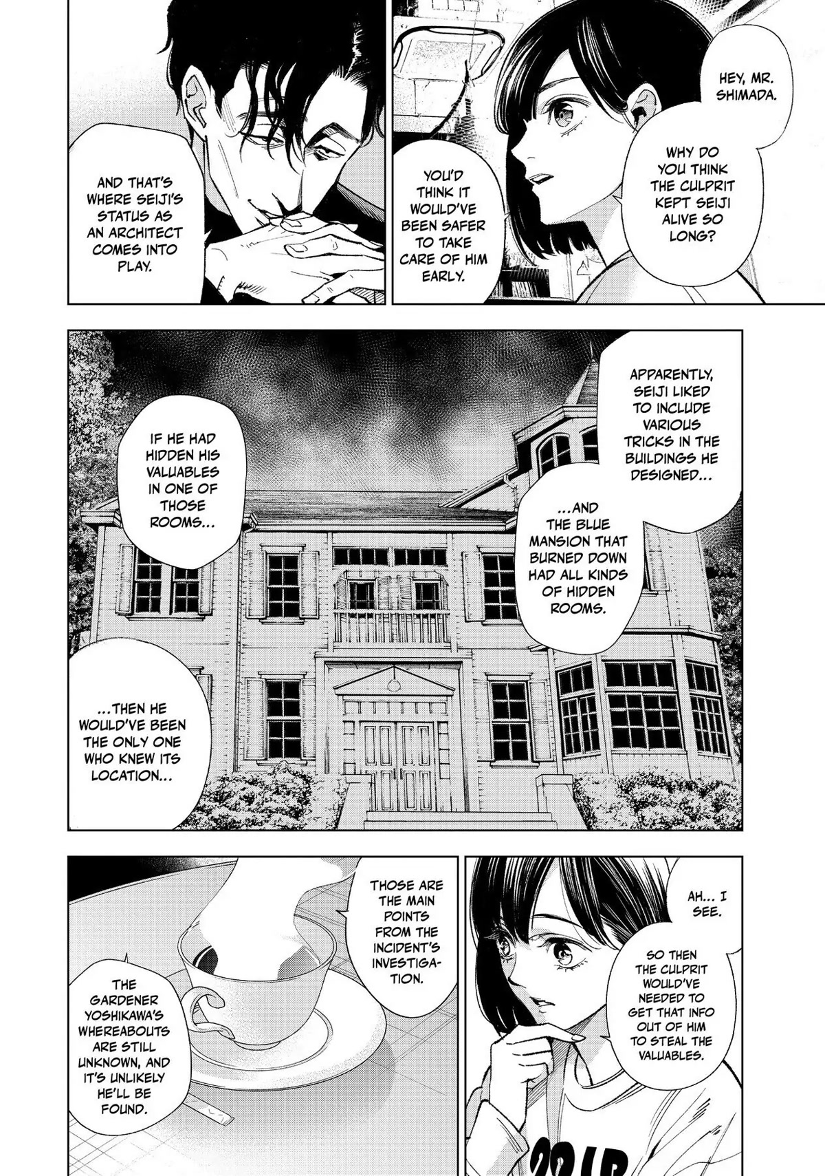 The Decagon House Murders Chapter 3 page 11 - Chapter 3