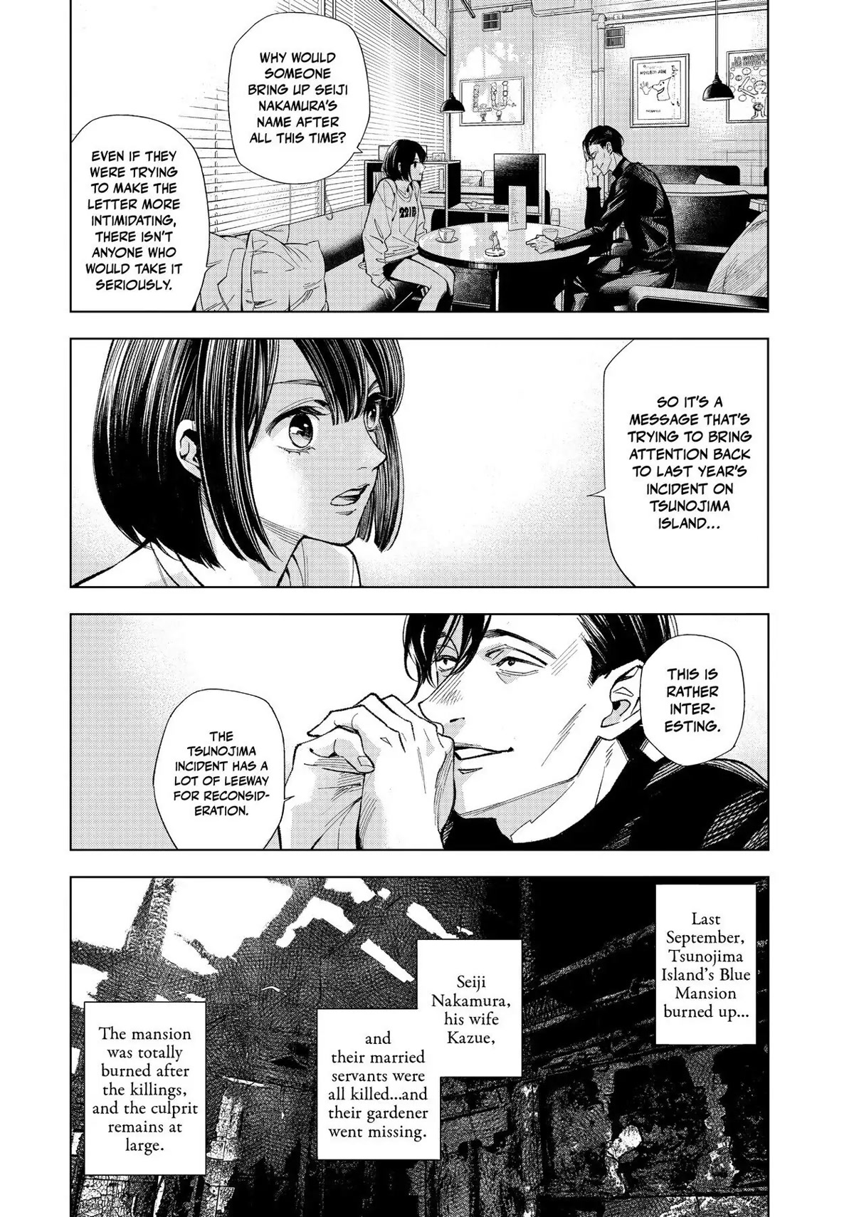The Decagon House Murders Chapter 3 page 6 - Chapter 3