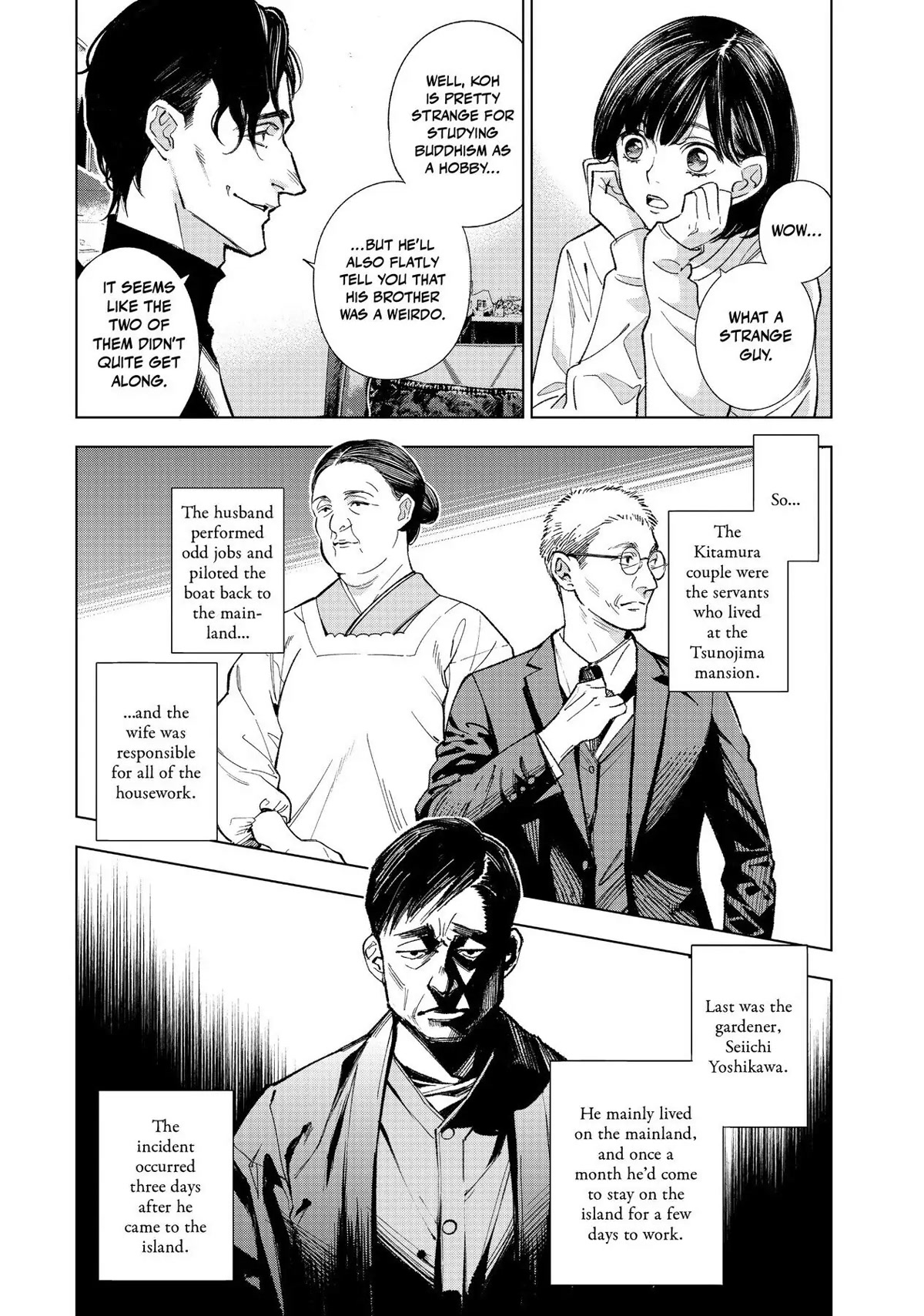 The Decagon House Murders Chapter 3 page 8 - Chapter 3