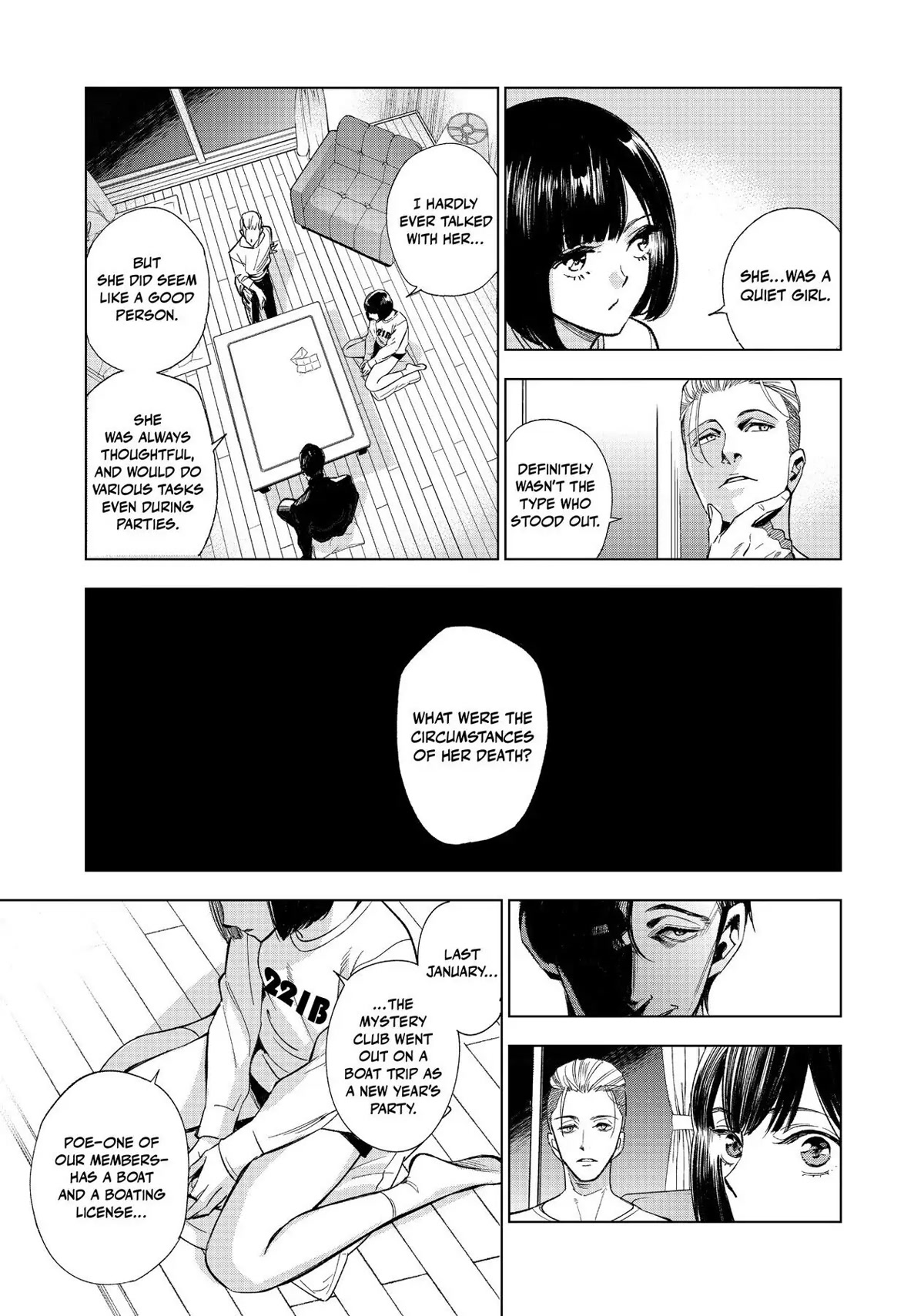 The Decagon House Murders Chapter 4 page 11 - Chapter 4
