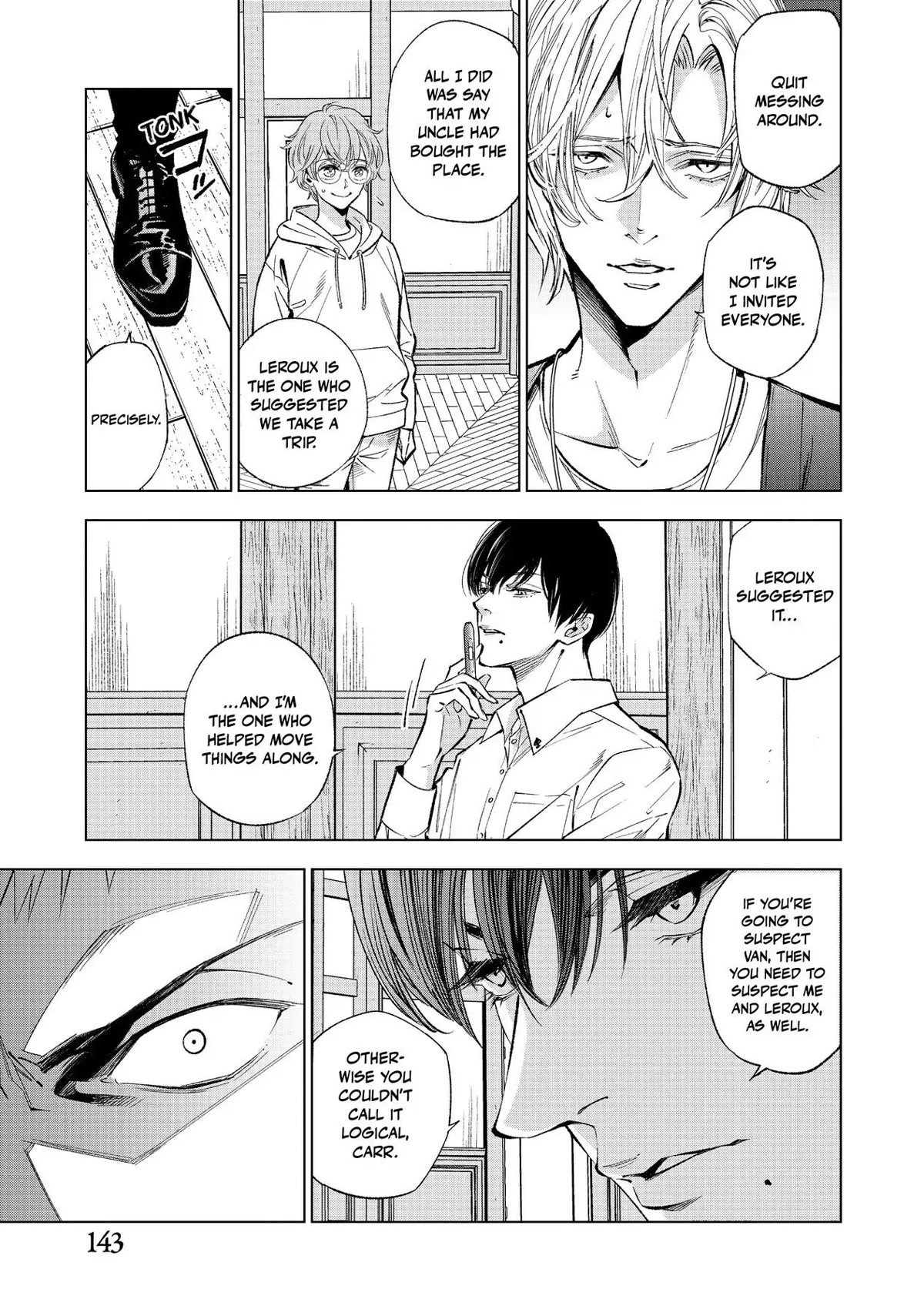 The Decagon House Murders Chapter 6 page 3 - Chapter 6