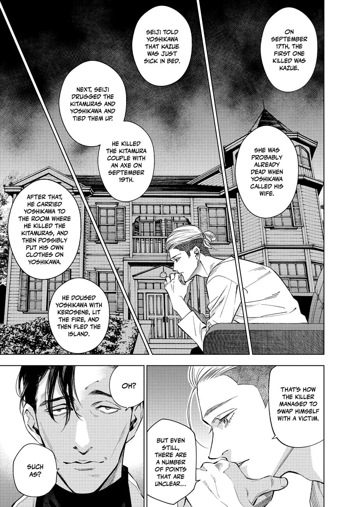 The Decagon House Murders Chapter 7 page 3 - Chapter 7