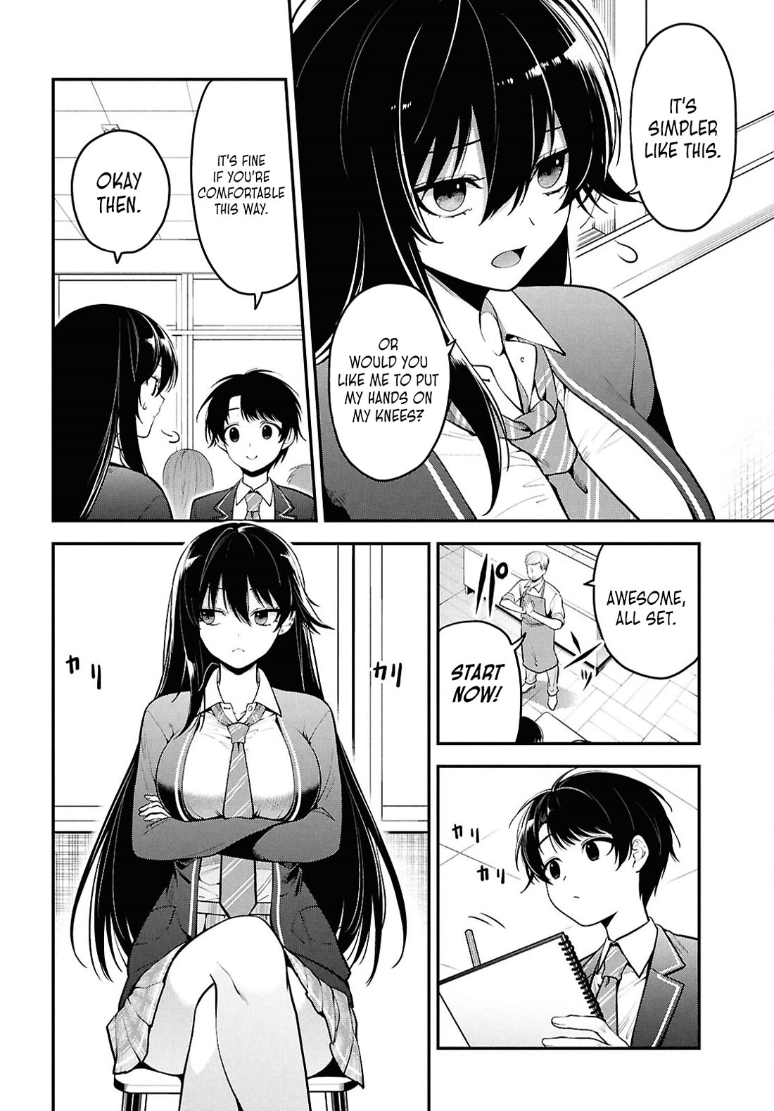 The Delinquent Shimizu-san Sitting Next to Me Has Dyed Her Hair Black Chapter 1 page 15 - Chapter 1