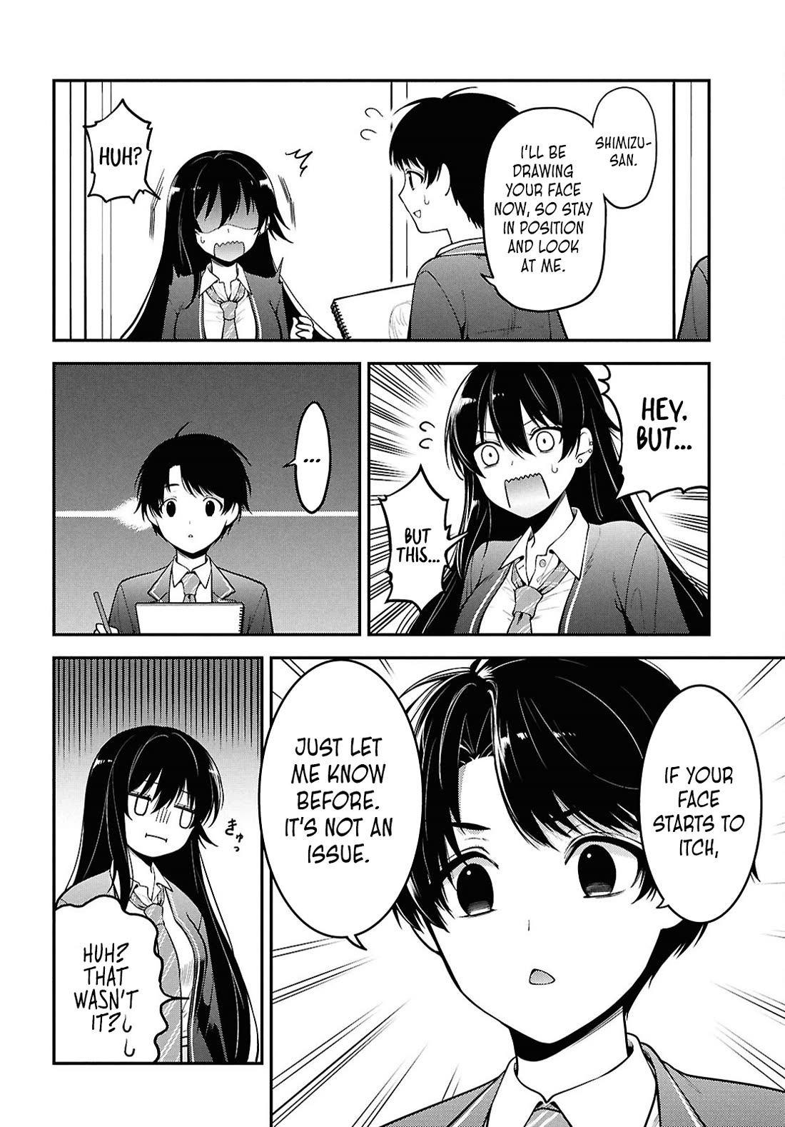 The Delinquent Shimizu-san Sitting Next to Me Has Dyed Her Hair Black Chapter 1 page 17 - Chapter 1