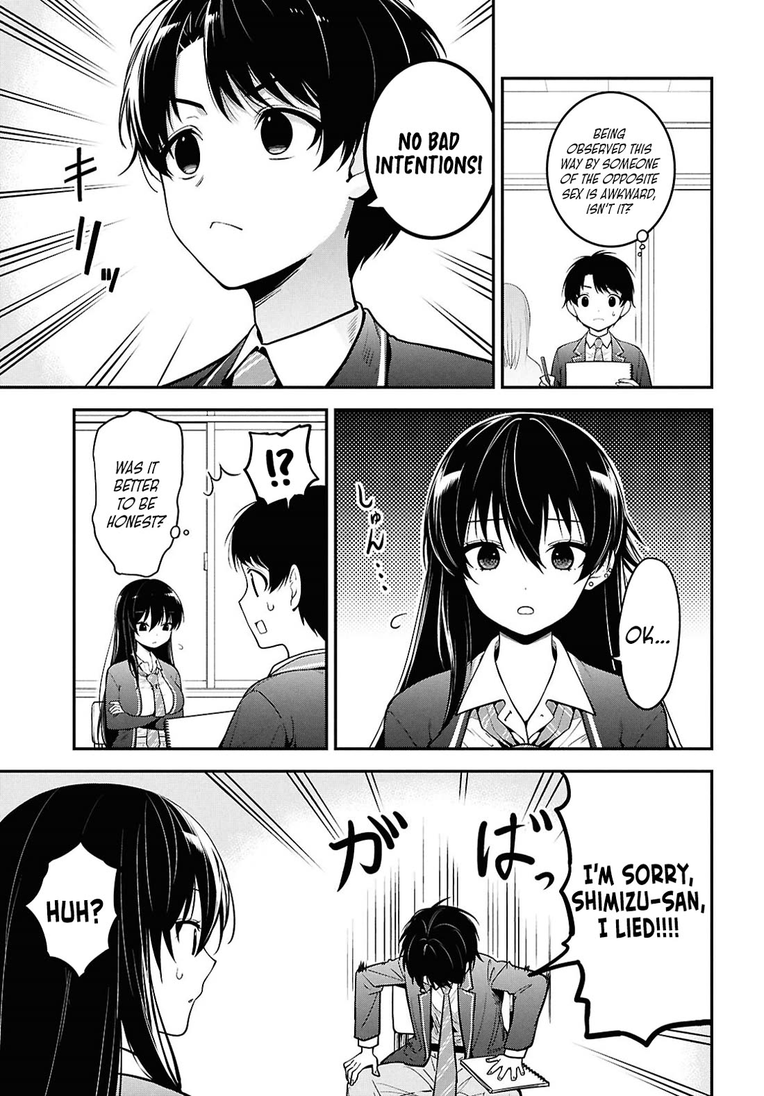 The Delinquent Shimizu-san Sitting Next to Me Has Dyed Her Hair Black Chapter 1 page 20 - Chapter 1