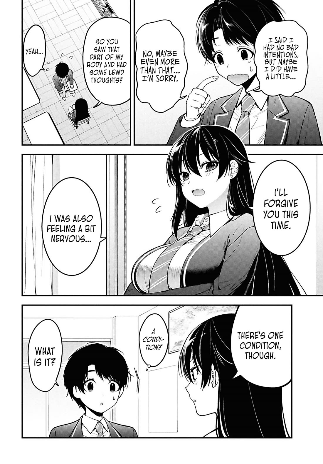 The Delinquent Shimizu-san Sitting Next to Me Has Dyed Her Hair Black Chapter 1 page 21 - Chapter 1