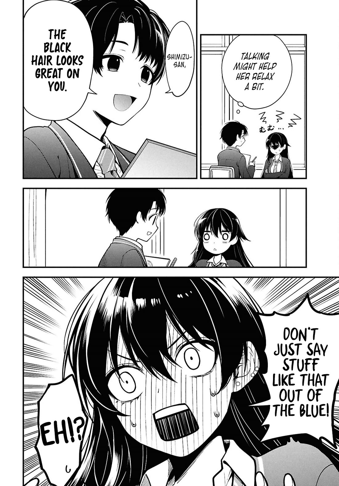 The Delinquent Shimizu-san Sitting Next to Me Has Dyed Her Hair Black Chapter 1 page 25 - Chapter 1