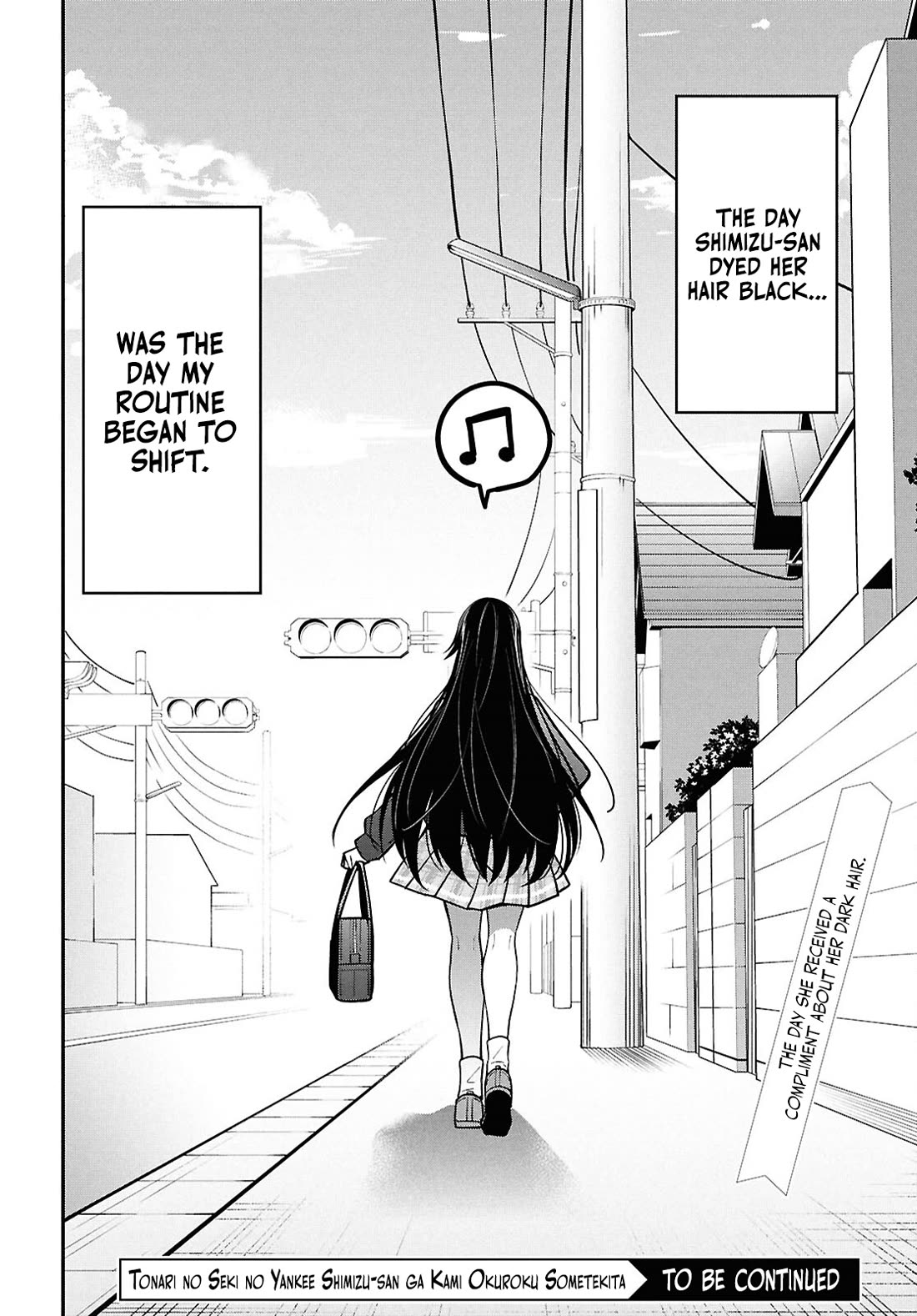 The Delinquent Shimizu-san Sitting Next to Me Has Dyed Her Hair Black Chapter 1 page 34 - Chapter 1