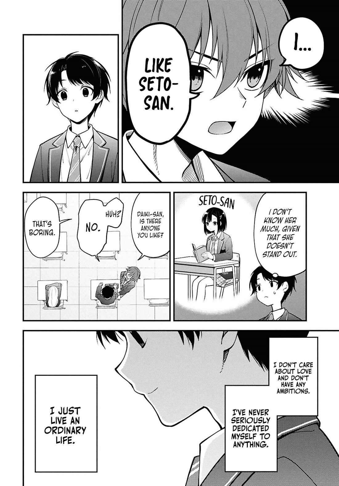 The Delinquent Shimizu-san Sitting Next to Me Has Dyed Her Hair Black Chapter 1 page 6 - Chapter 1