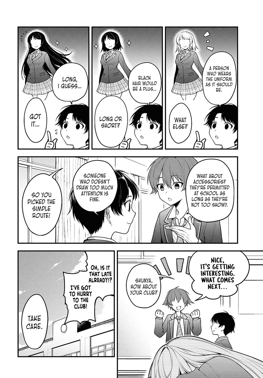 The Delinquent Shimizu-san Sitting Next to Me Has Dyed Her Hair Black Chapter 1 page 8 - Chapter 1