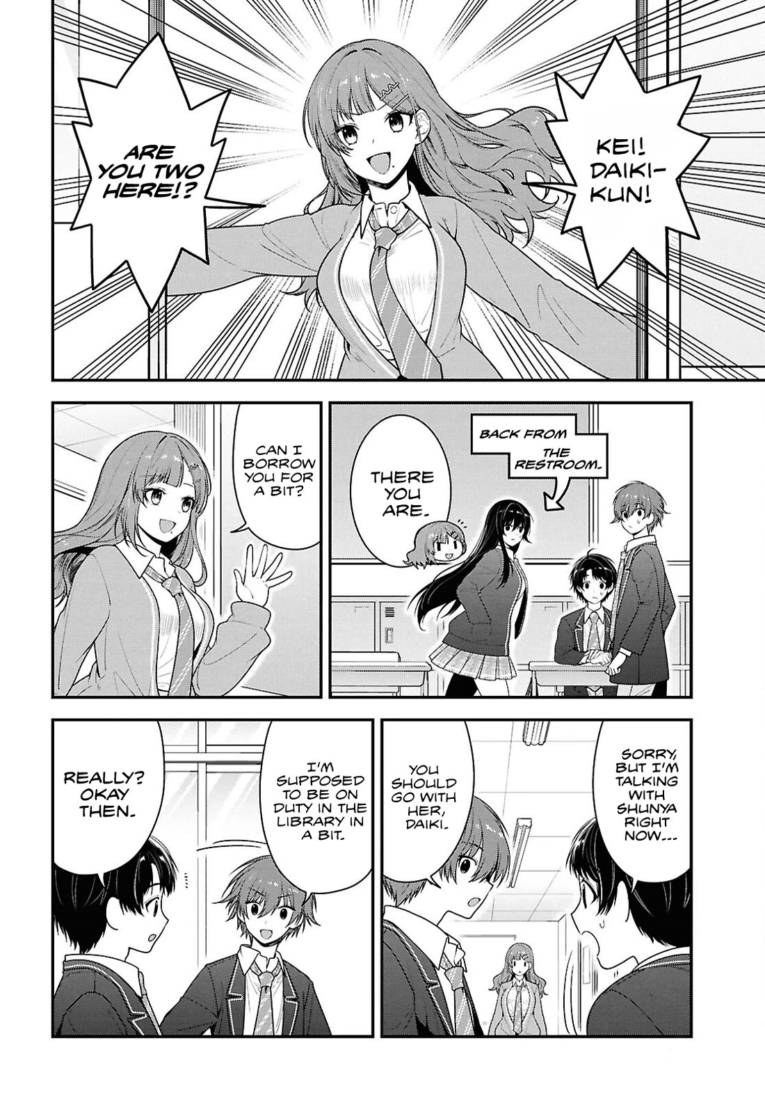 The Delinquent Shimizu-san Sitting Next to Me Has Dyed Her Hair Black Chapter 10 page 13 - Chapter 10