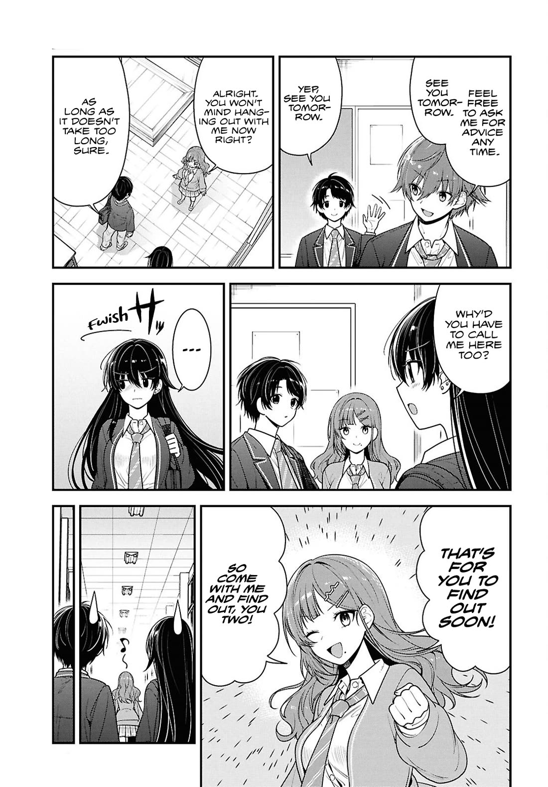 The Delinquent Shimizu-san Sitting Next to Me Has Dyed Her Hair Black Chapter 10 page 14 - Chapter 10