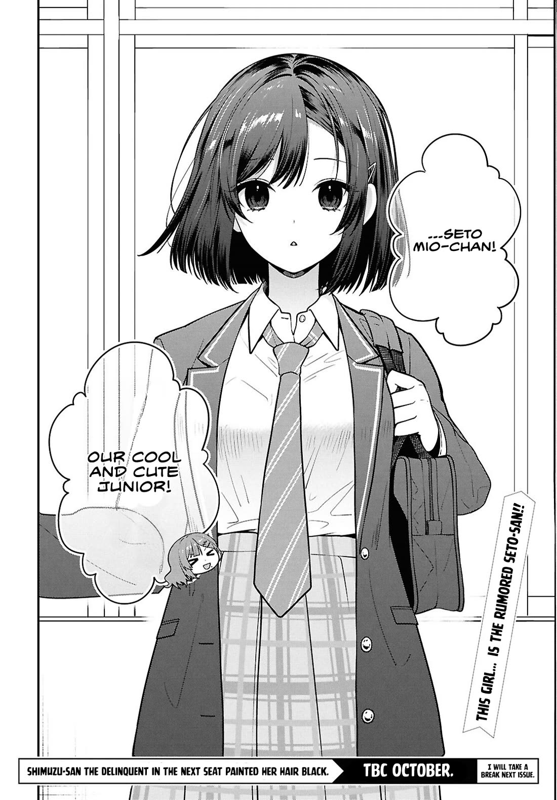 The Delinquent Shimizu-san Sitting Next to Me Has Dyed Her Hair Black Chapter 10 page 36 - Chapter 10