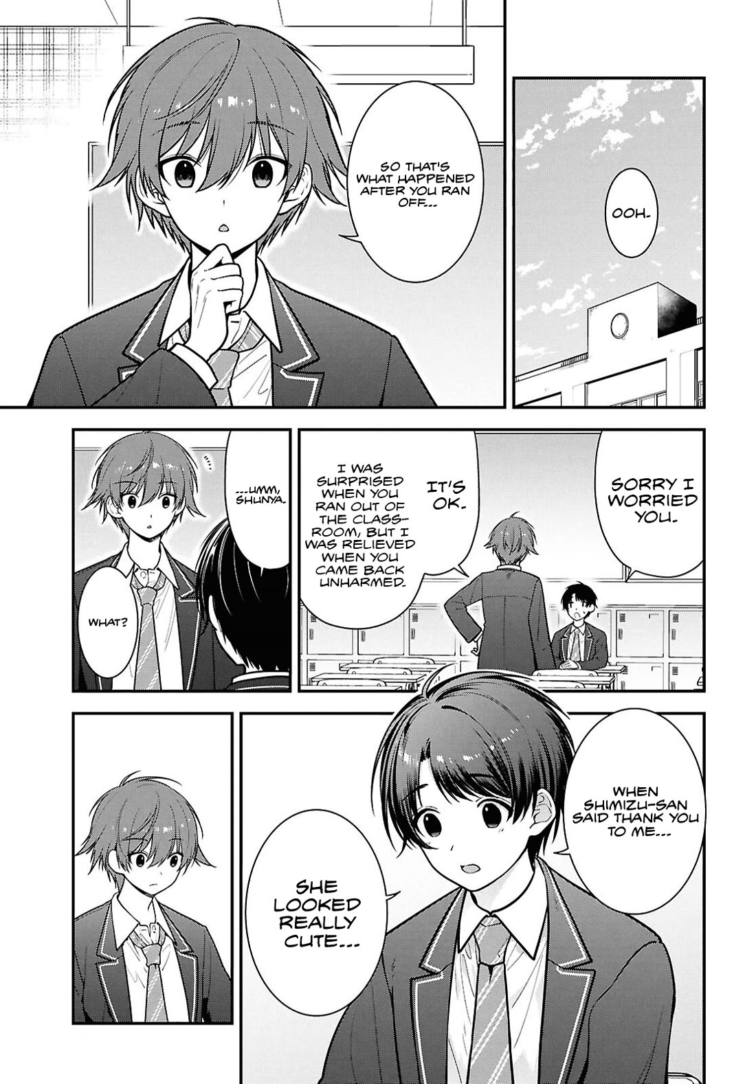 The Delinquent Shimizu-san Sitting Next to Me Has Dyed Her Hair Black Chapter 10 page 8 - Chapter 10