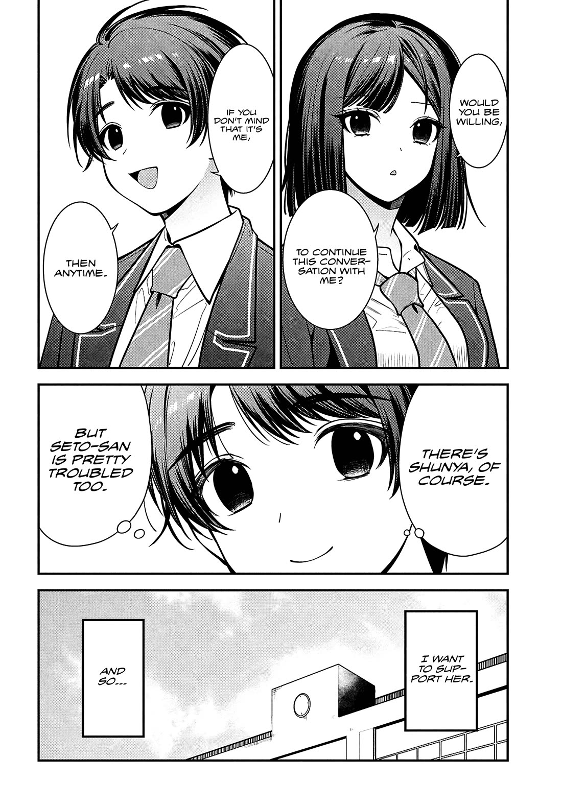 The Delinquent Shimizu-san Sitting Next to Me Has Dyed Her Hair Black Chapter 11 page 14 - Chapter 11