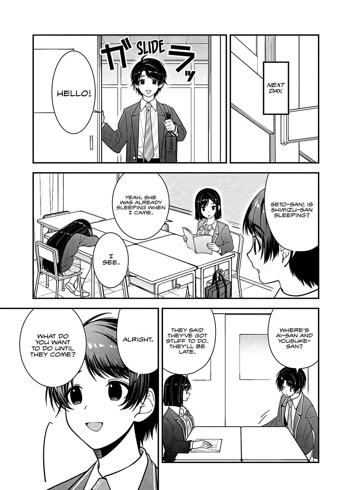 The Delinquent Shimizu-san Sitting Next to Me Has Dyed Her Hair Black Chapter 11 page 15 - Chapter 11