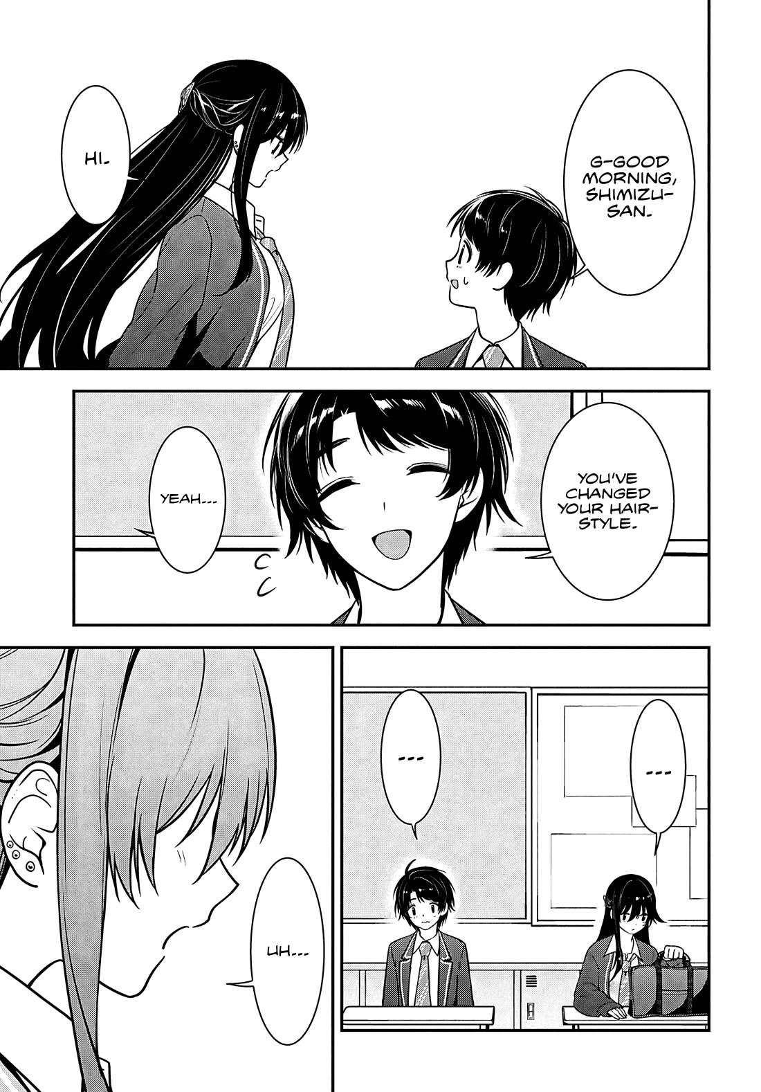 The Delinquent Shimizu-san Sitting Next to Me Has Dyed Her Hair Black Chapter 11 page 27 - Chapter 11
