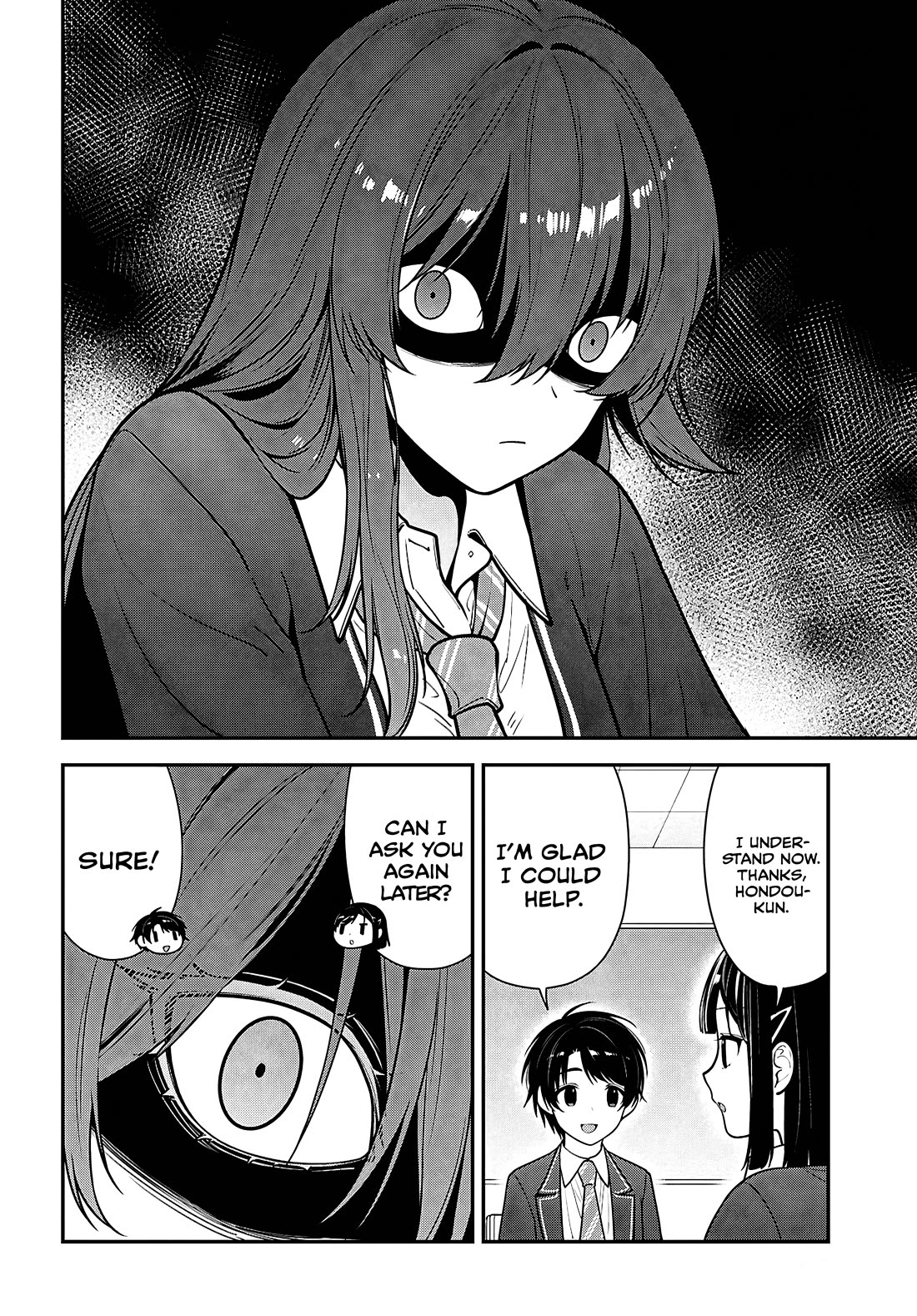 The Delinquent Shimizu-san Sitting Next to Me Has Dyed Her Hair Black Chapter 12 page 22 - Chapter 12