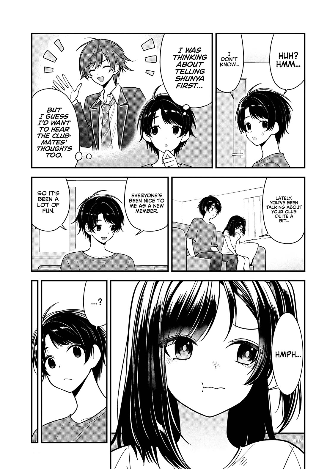 The Delinquent Shimizu-san Sitting Next to Me Has Dyed Her Hair Black Chapter 12 page 3 - Chapter 12