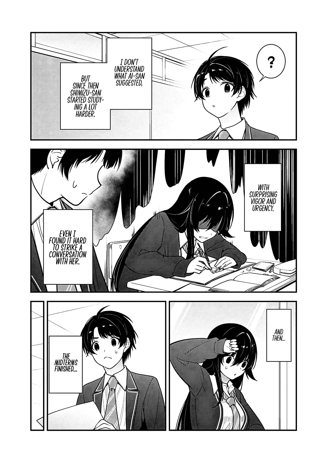 The Delinquent Shimizu-san Sitting Next to Me Has Dyed Her Hair Black Chapter 12 page 35 - Chapter 12