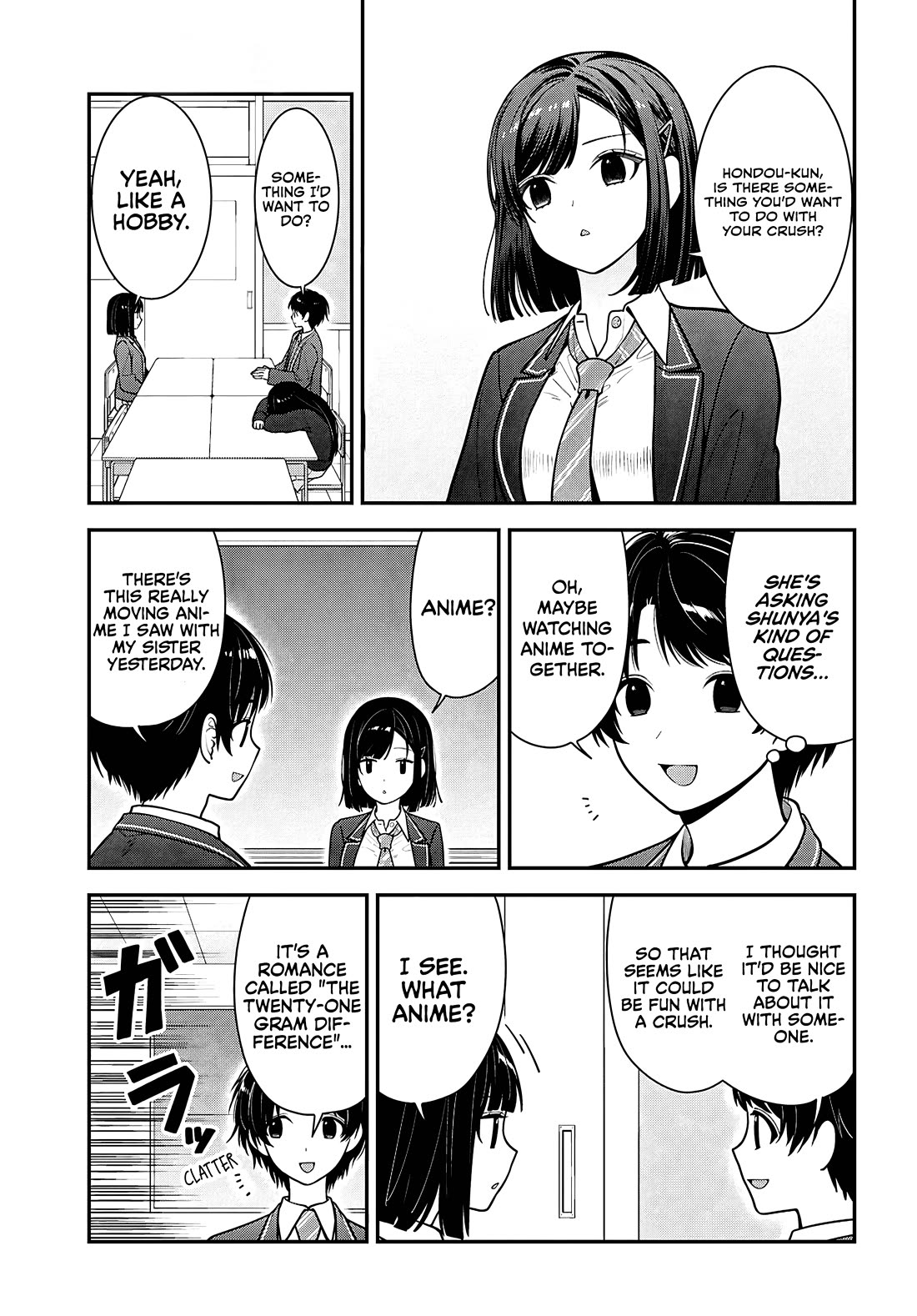 The Delinquent Shimizu-san Sitting Next to Me Has Dyed Her Hair Black Chapter 12 page 5 - Chapter 12