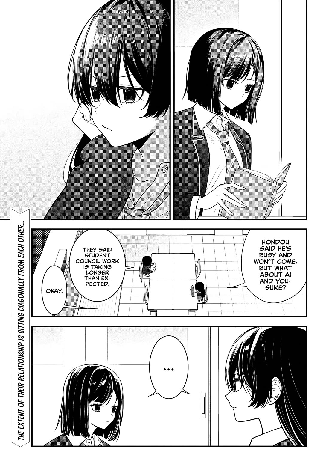 The Delinquent Shimizu-san Sitting Next to Me Has Dyed Her Hair Black Chapter 13 page 1 - Chapter 13