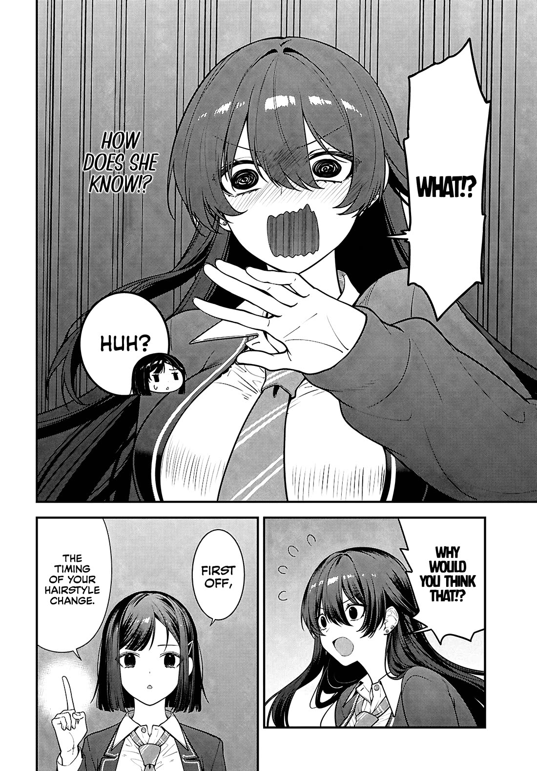 The Delinquent Shimizu-san Sitting Next to Me Has Dyed Her Hair Black Chapter 13 page 4 - Chapter 13