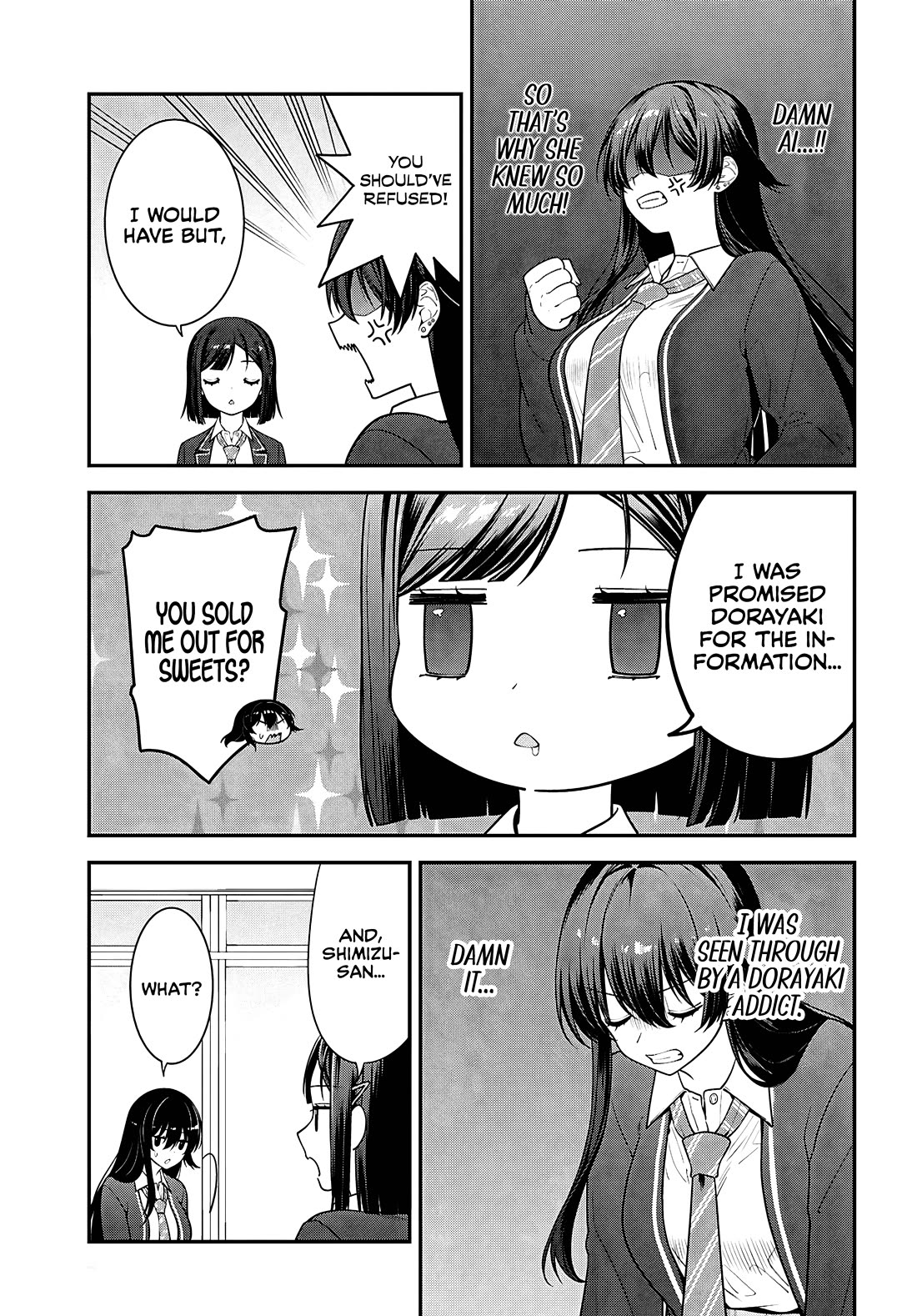 The Delinquent Shimizu-san Sitting Next to Me Has Dyed Her Hair Black Chapter 13 page 7 - Chapter 13