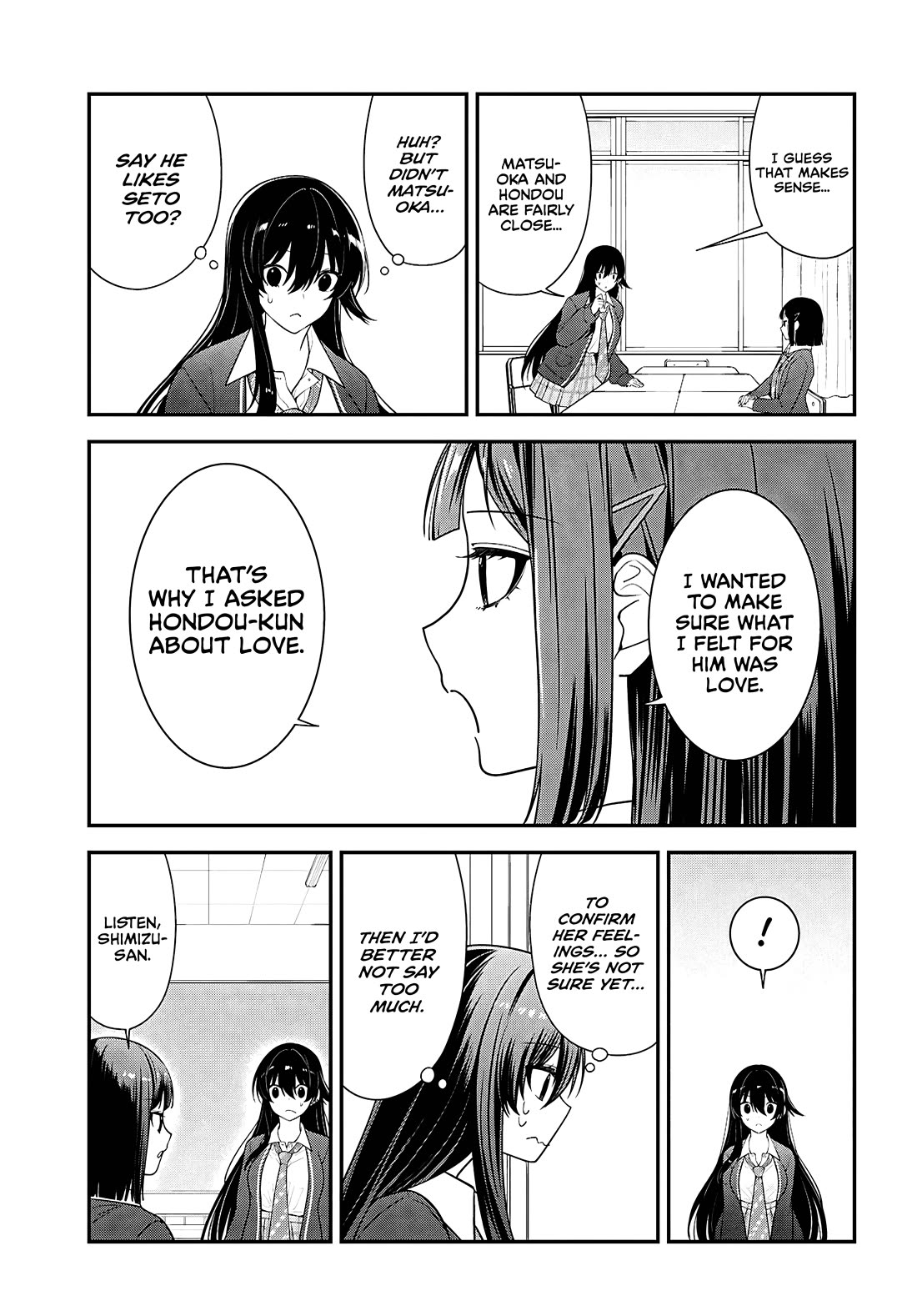 The Delinquent Shimizu-san Sitting Next to Me Has Dyed Her Hair Black Chapter 13 page 9 - Chapter 13