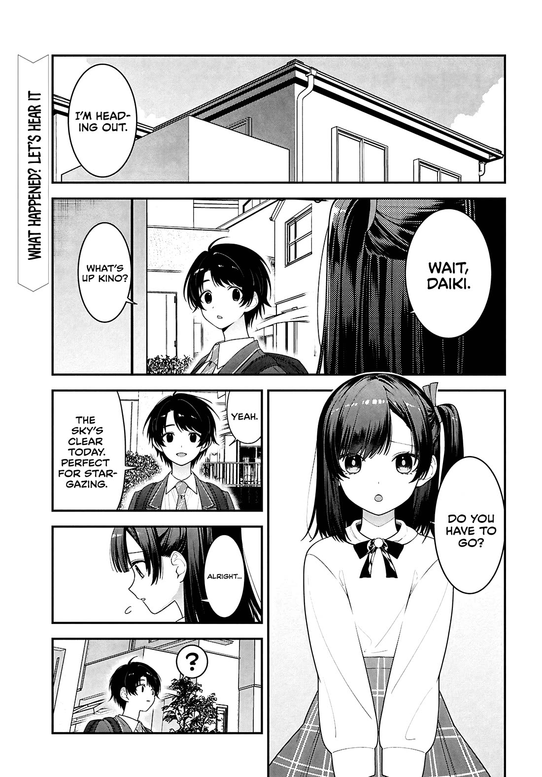 The Delinquent Shimizu-san Sitting Next to Me Has Dyed Her Hair Black Chapter 14 page 1 - Chapter 14