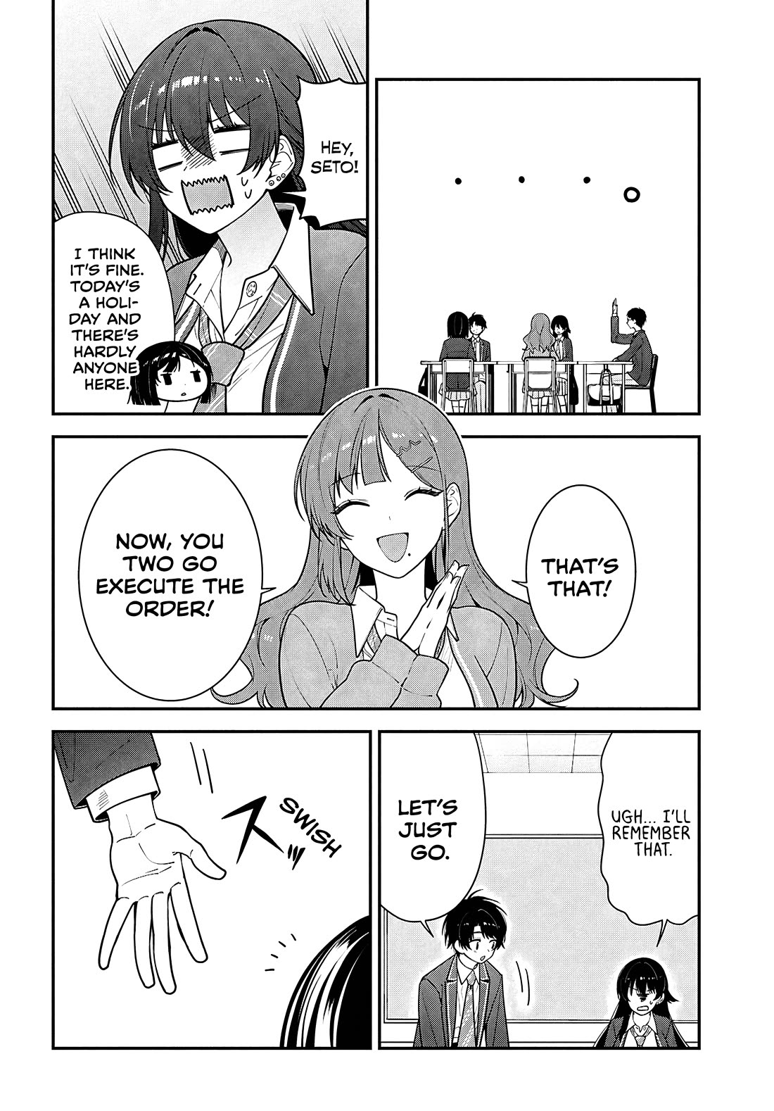 The Delinquent Shimizu-san Sitting Next to Me Has Dyed Her Hair Black Chapter 14 page 10 - Chapter 14