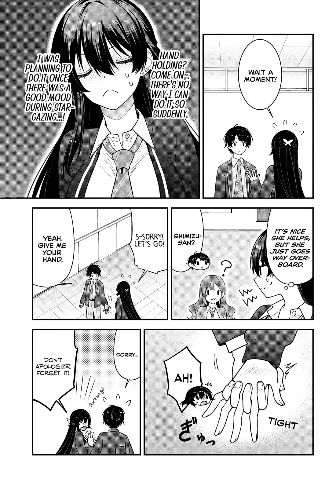 The Delinquent Shimizu-san Sitting Next to Me Has Dyed Her Hair Black Chapter 14 page 11 - Chapter 14
