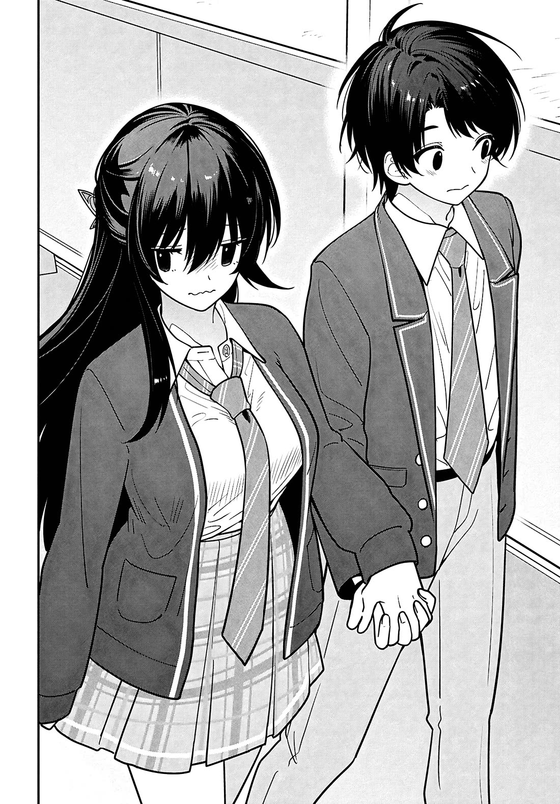 The Delinquent Shimizu-san Sitting Next to Me Has Dyed Her Hair Black Chapter 14 page 12 - Chapter 14