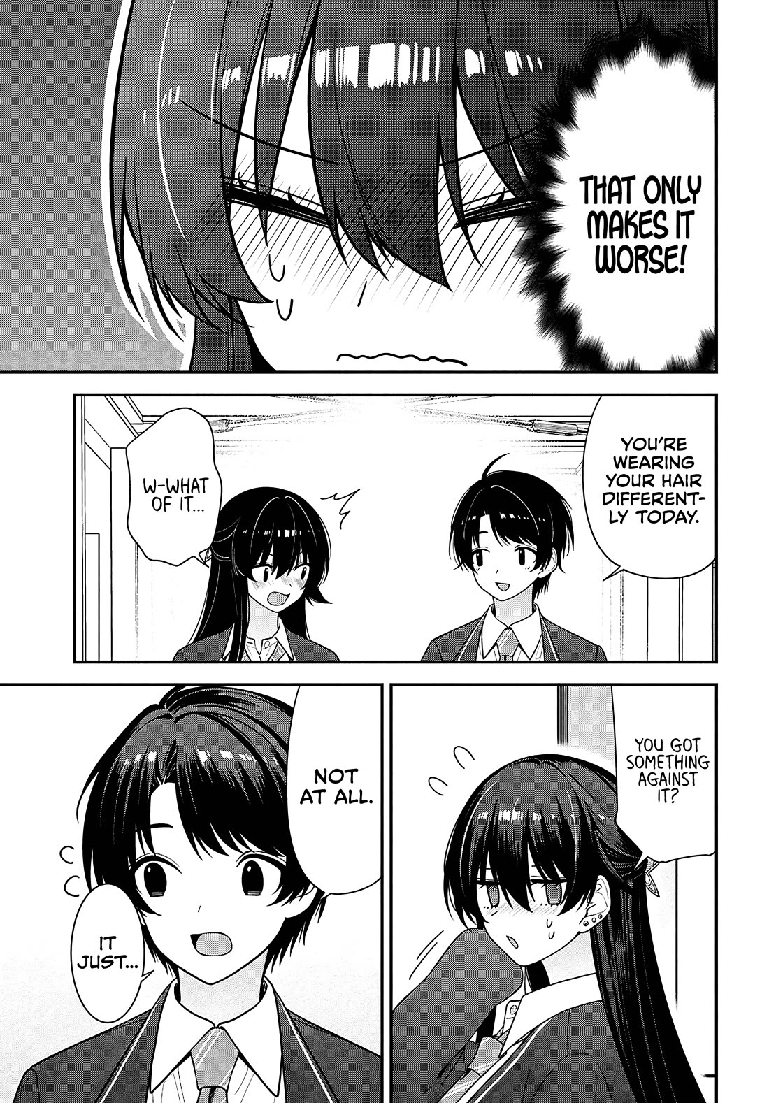 The Delinquent Shimizu-san Sitting Next to Me Has Dyed Her Hair Black Chapter 14 page 15 - Chapter 14