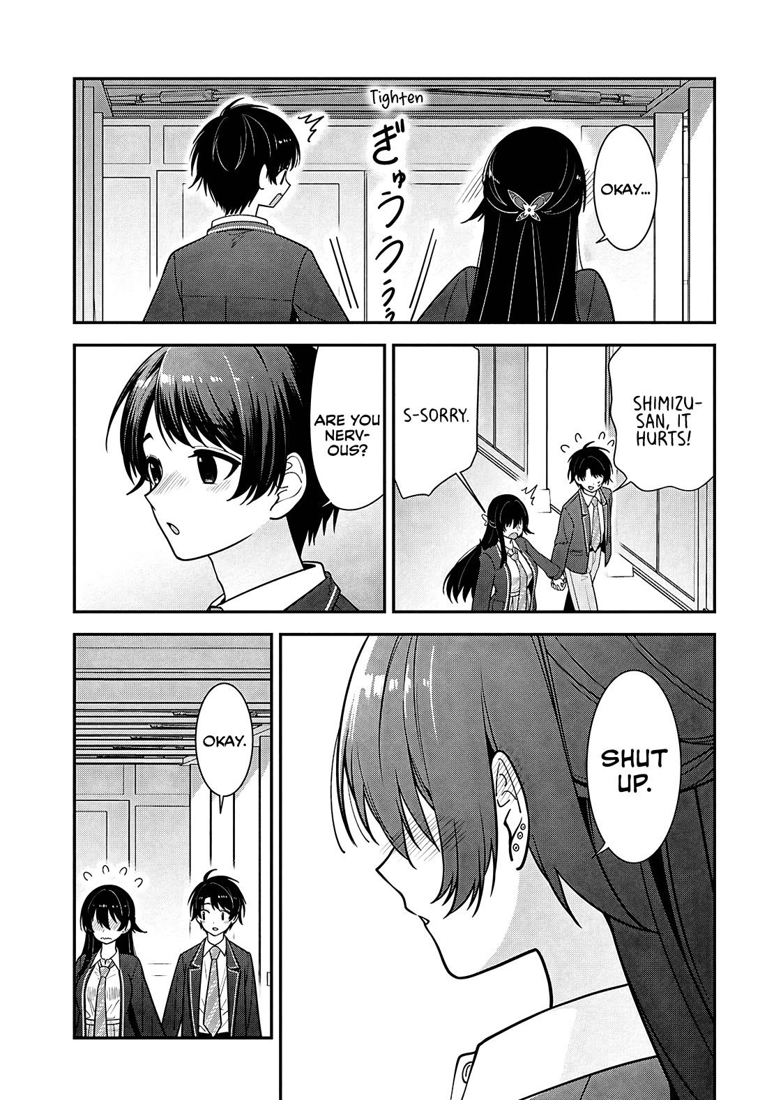 The Delinquent Shimizu-san Sitting Next to Me Has Dyed Her Hair Black Chapter 14 page 17 - Chapter 14