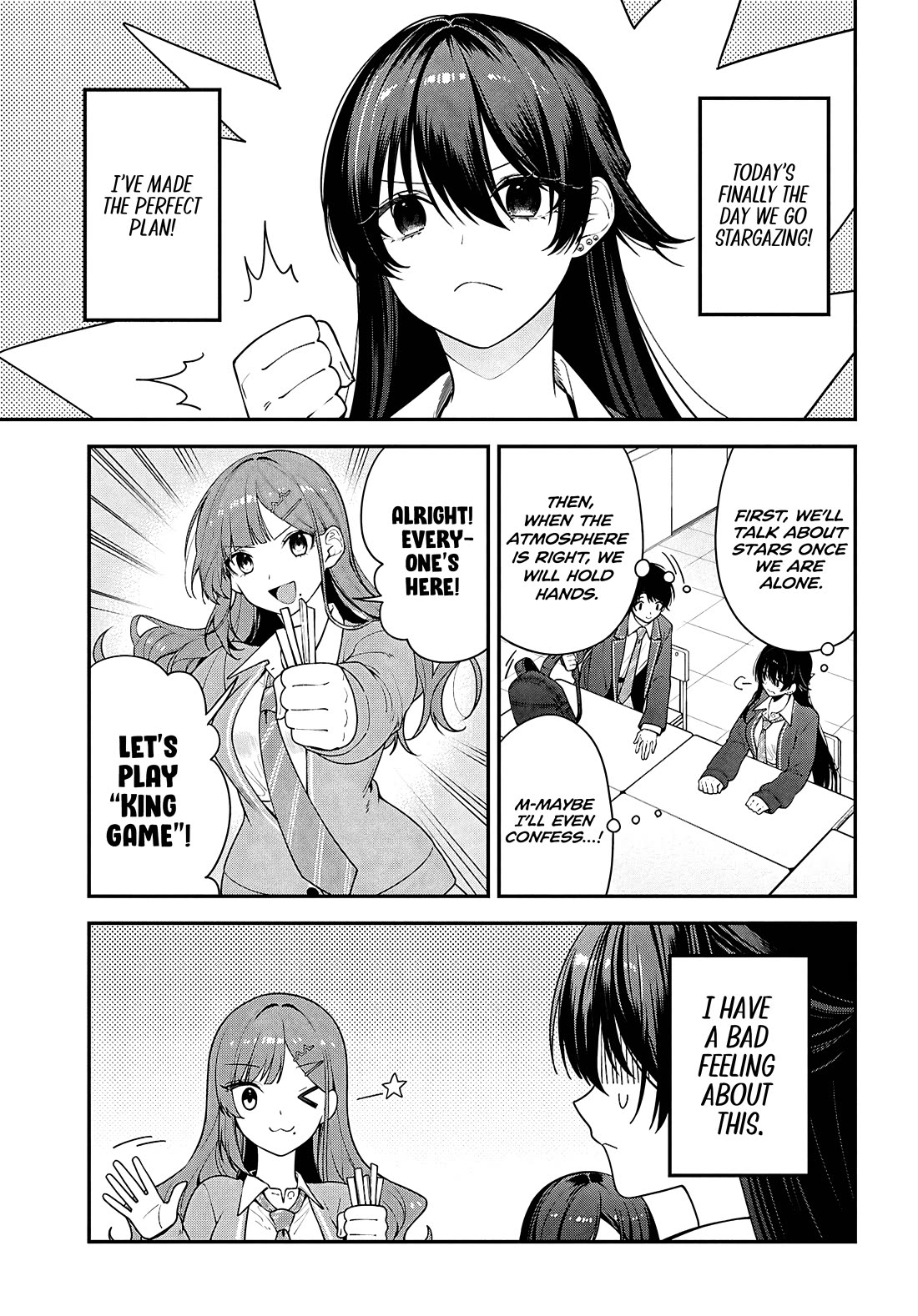The Delinquent Shimizu-san Sitting Next to Me Has Dyed Her Hair Black Chapter 14 page 3 - Chapter 14