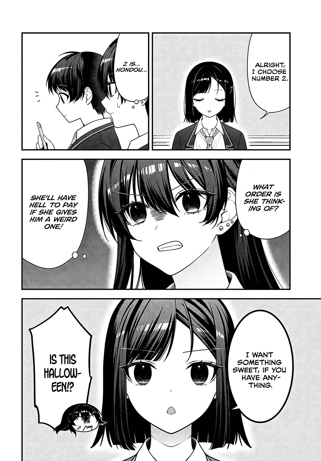 The Delinquent Shimizu-san Sitting Next to Me Has Dyed Her Hair Black Chapter 14 page 6 - Chapter 14